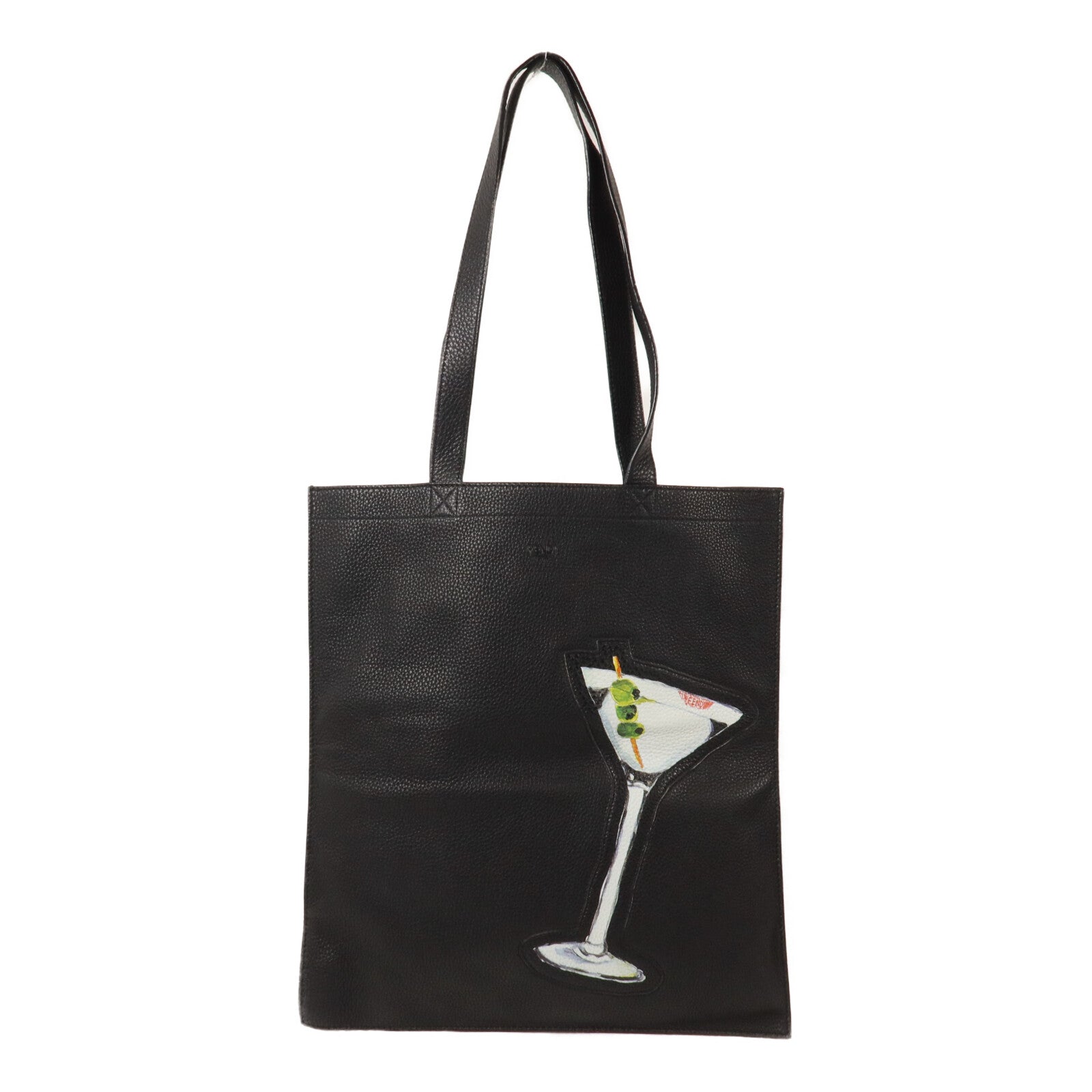 FENDI 牛皮皮革Martini Tote手挽袋