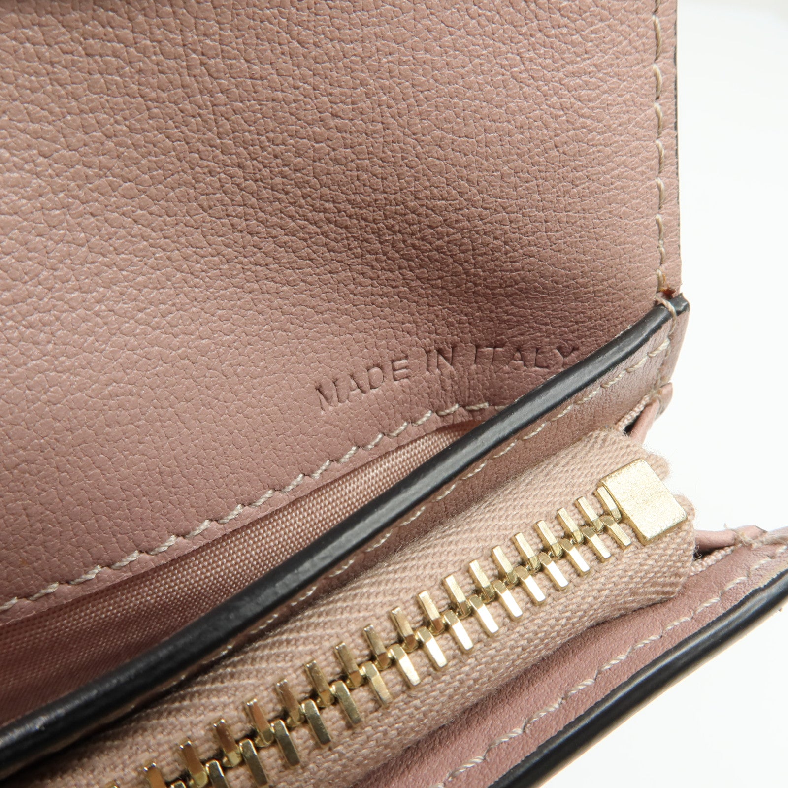 Valentino 牛皮皮革Bifold Wallet金扣錢包