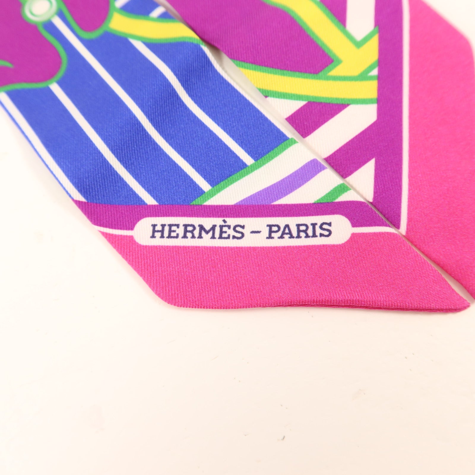 HERMES 絲質Twilly絲巾
