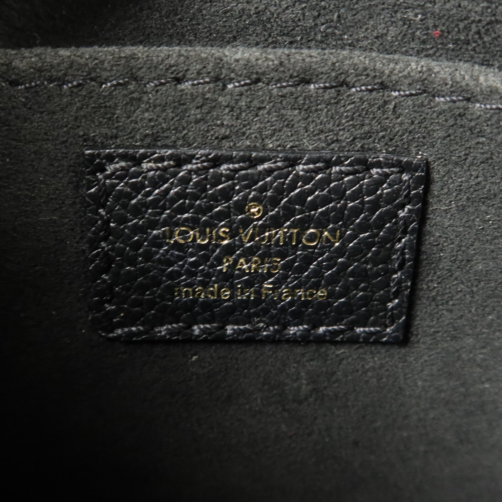 LOUIS VUITTON Monogram Empreinte Petit Sac Plat手挽肩背兩用袋
