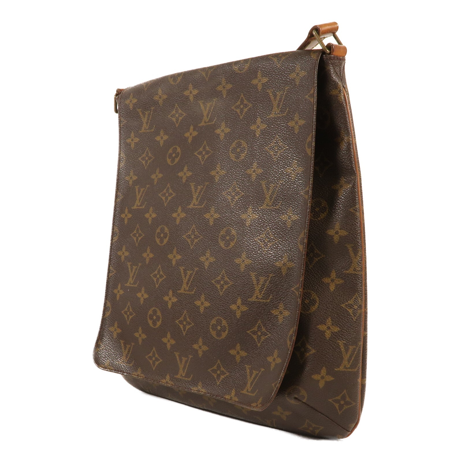LOUIS VUITTON Monogram Musette金扣肩背袋
