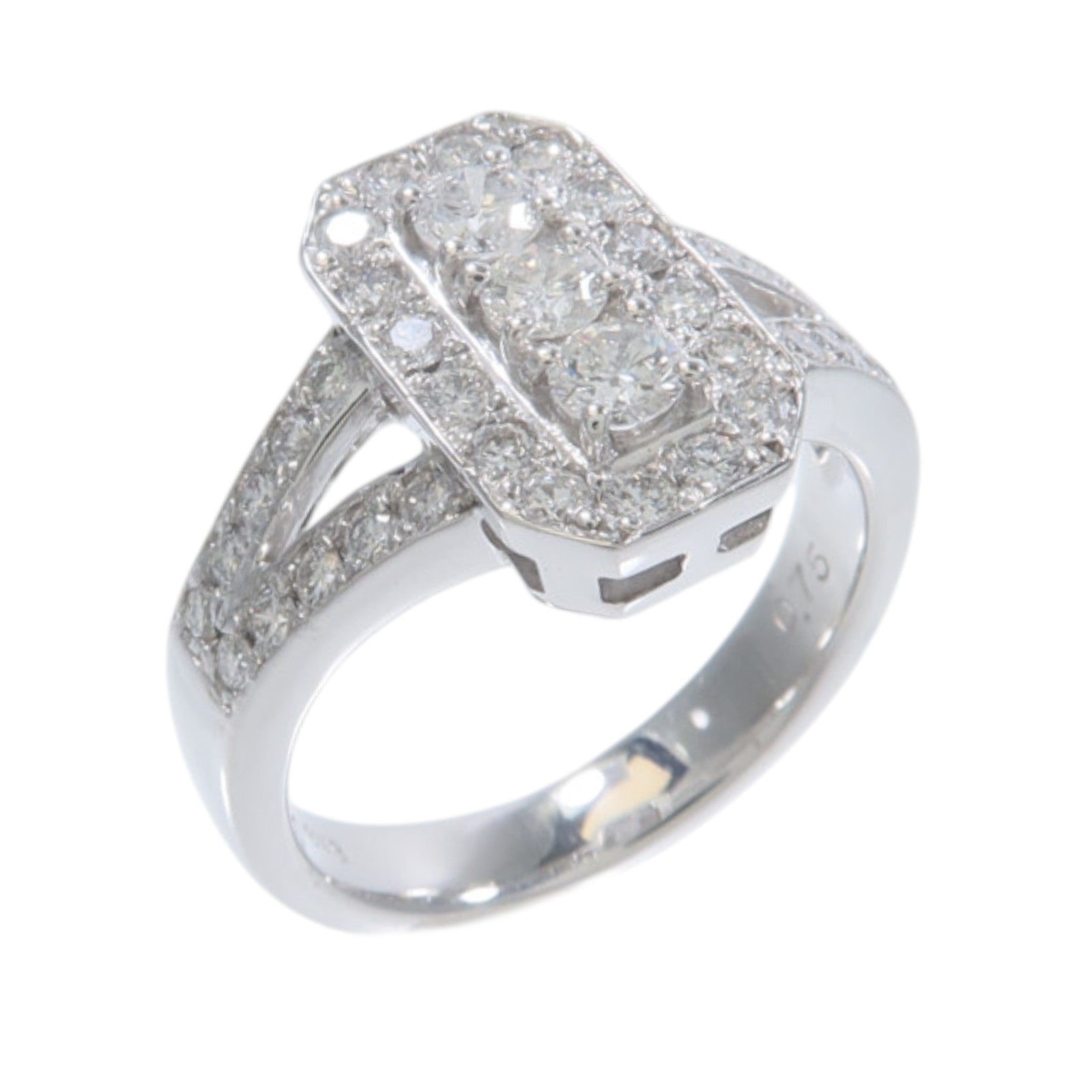 JEWELRY 18K白金Diamond Ring鑽石戒指