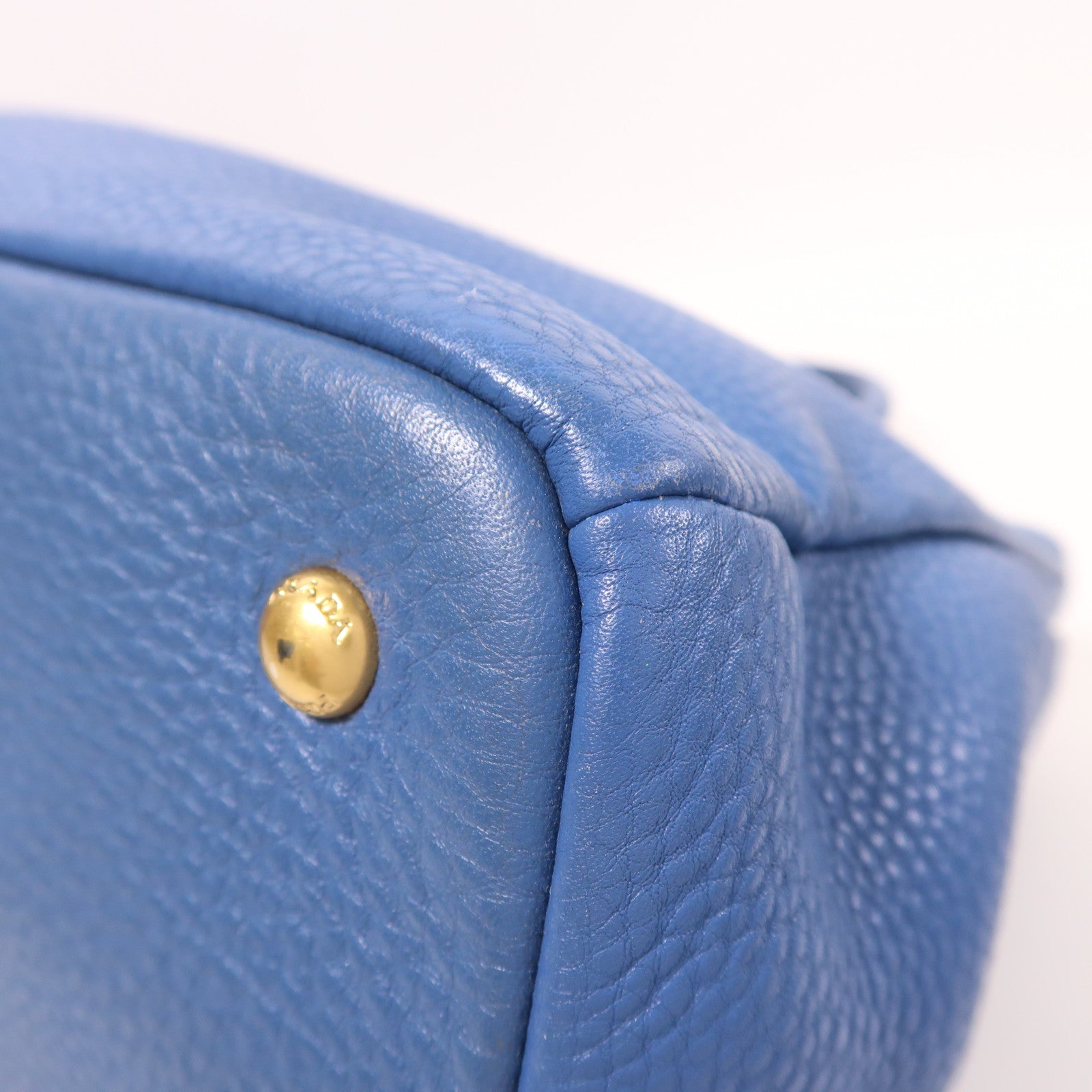 PRADA 牛皮皮革2 Way Shoulder金扣手挽肩背兩用袋