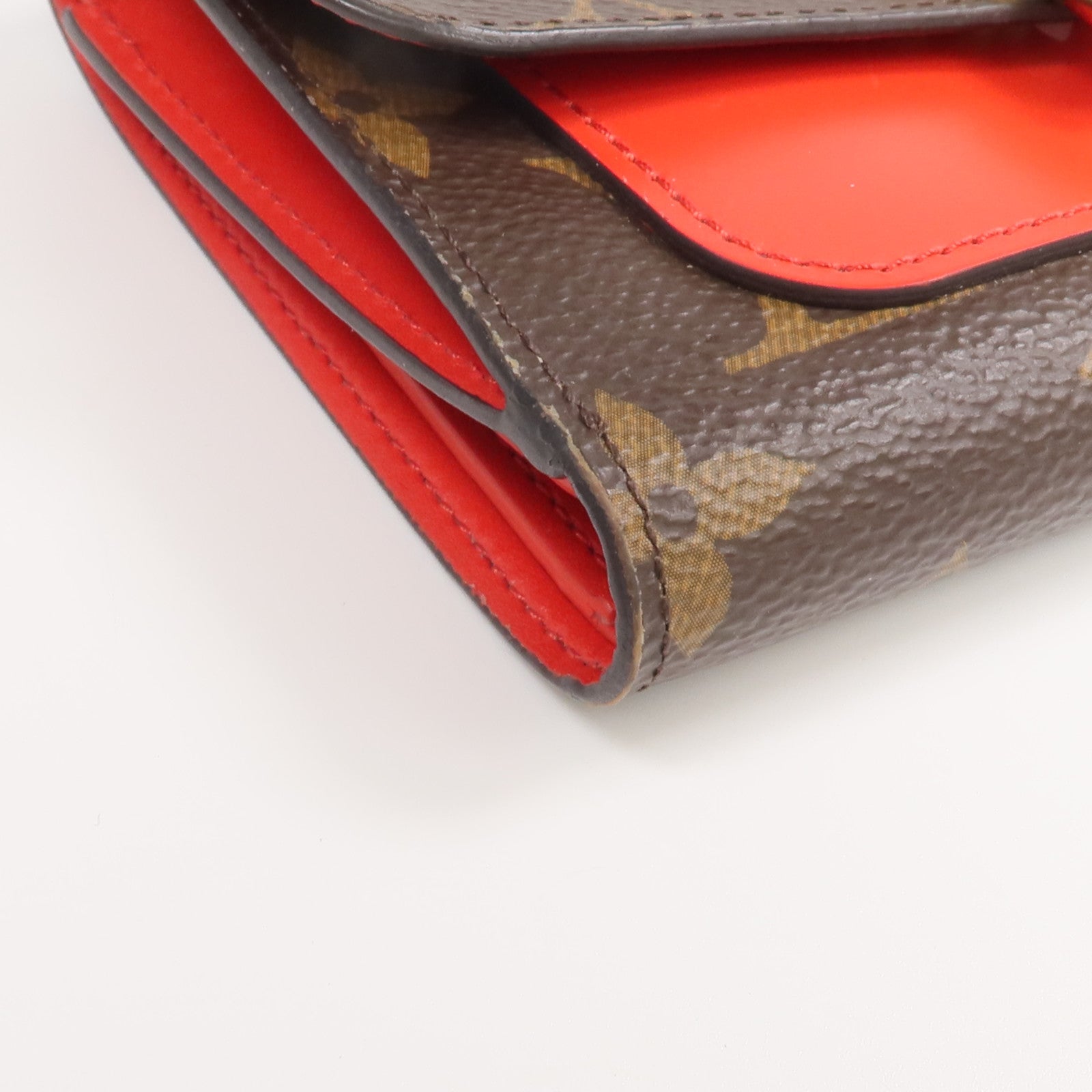 LOUIS VUITTON Monogram Flower Lock金扣錢包