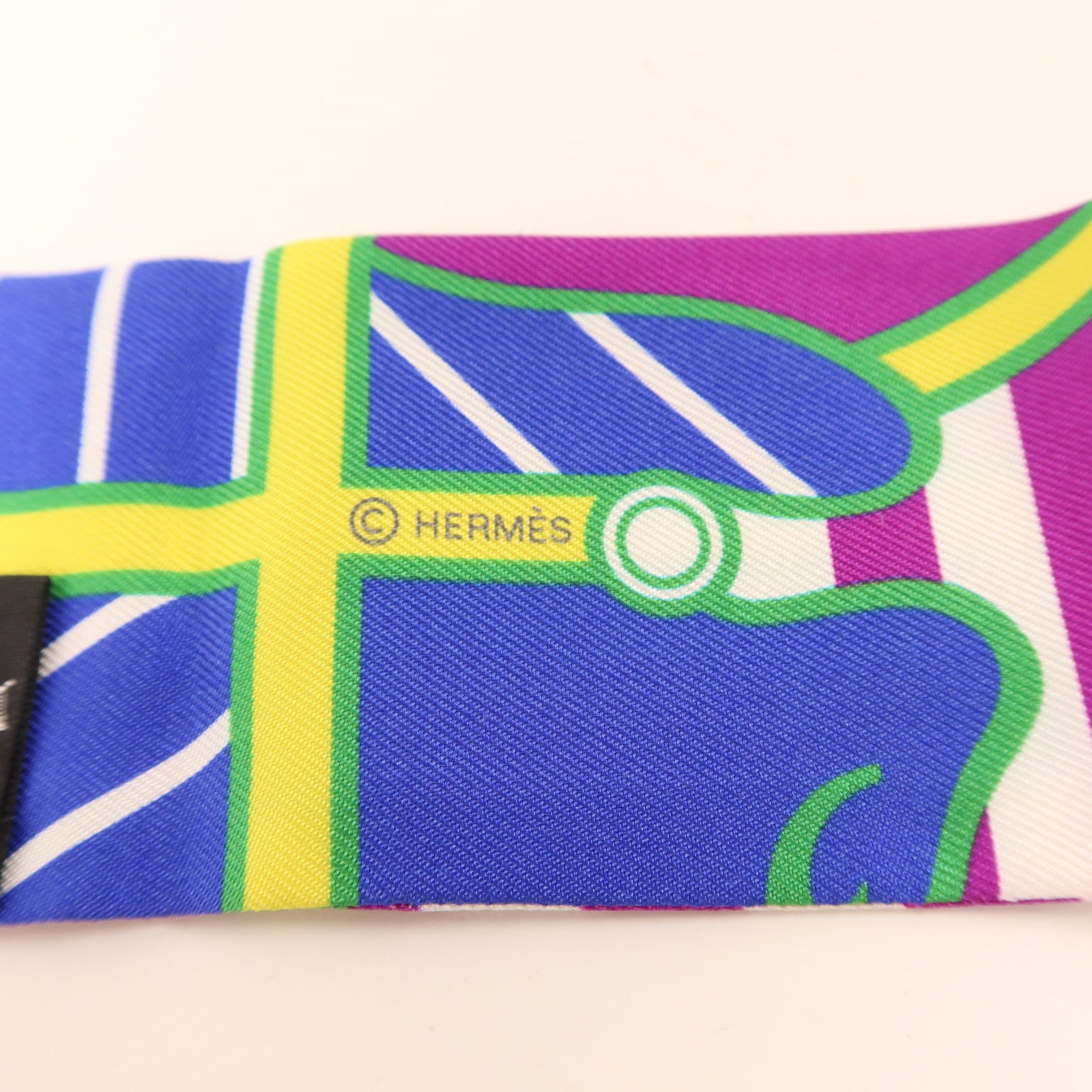 HERMES 絲質Twilly絲巾