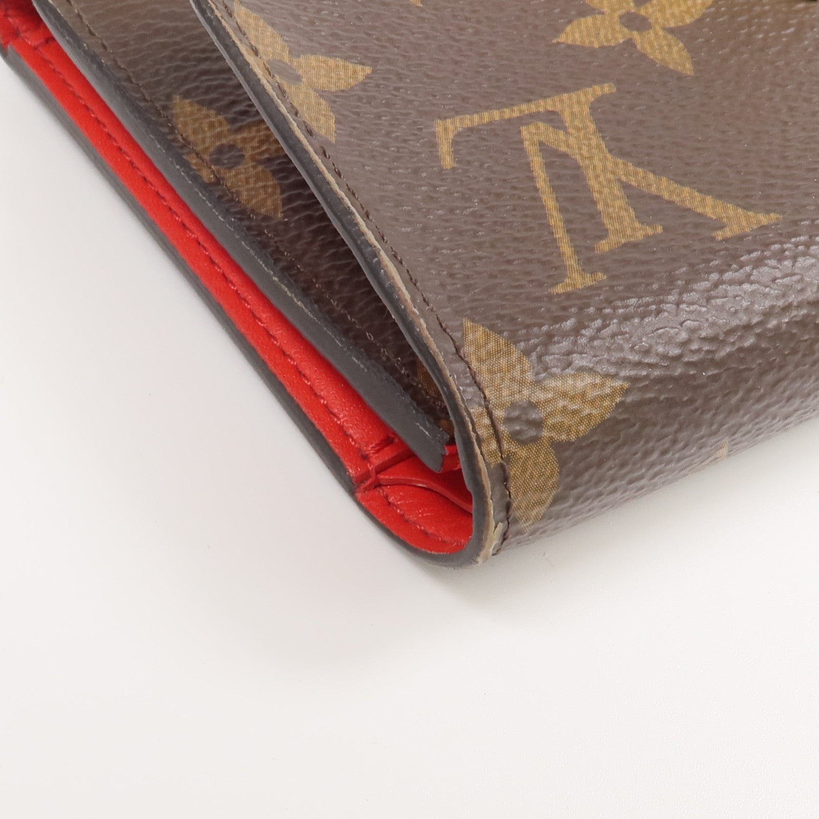 LOUIS VUITTON Monogram Flower Lock金扣錢包