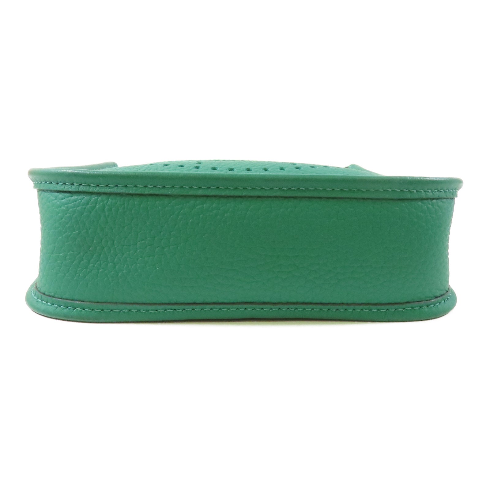 HERMES GHW Evelyne TPM Shoulder Bag Vertigo Green