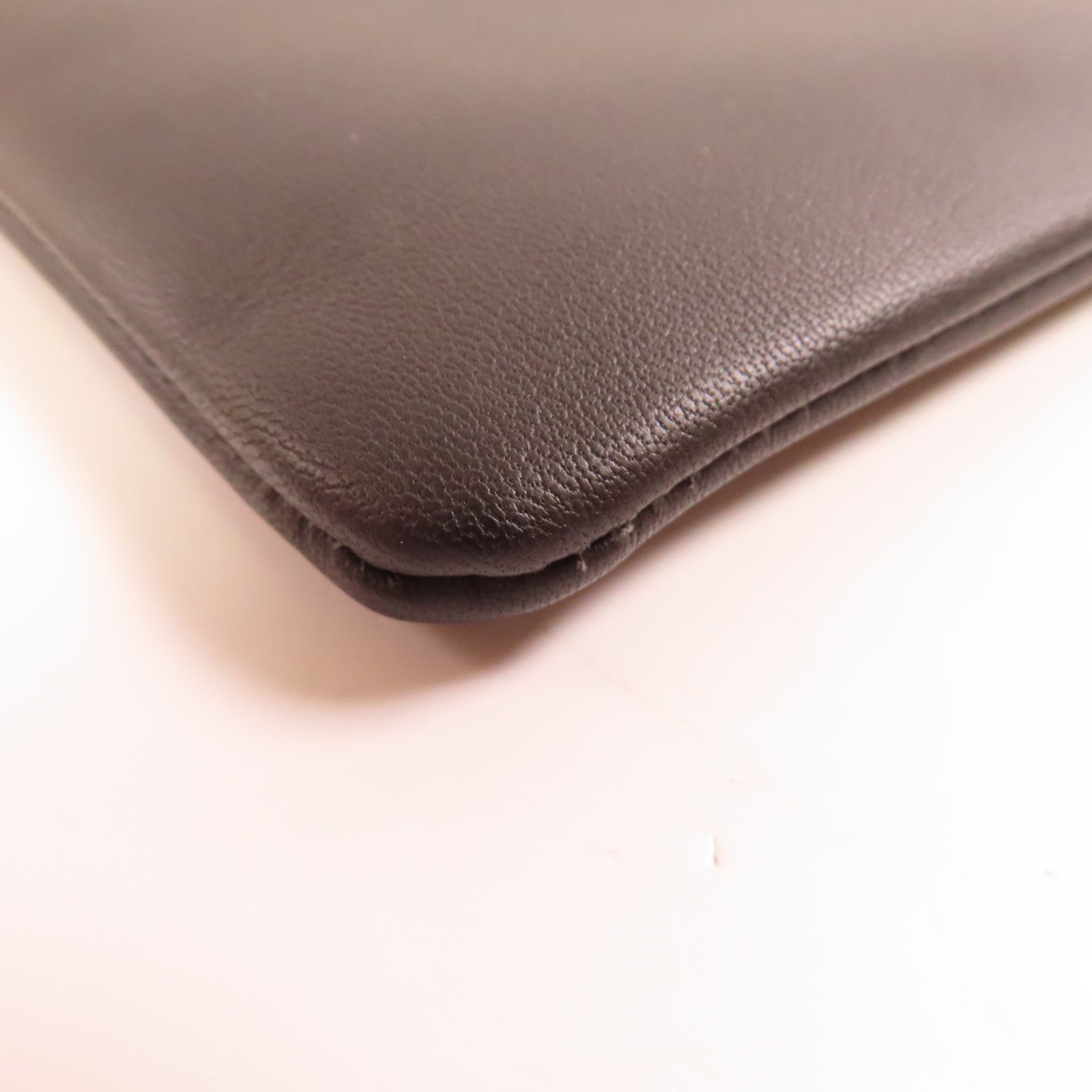 CELINE 【激減優惠】牛皮皮革Bi-Color Pouch手拿包