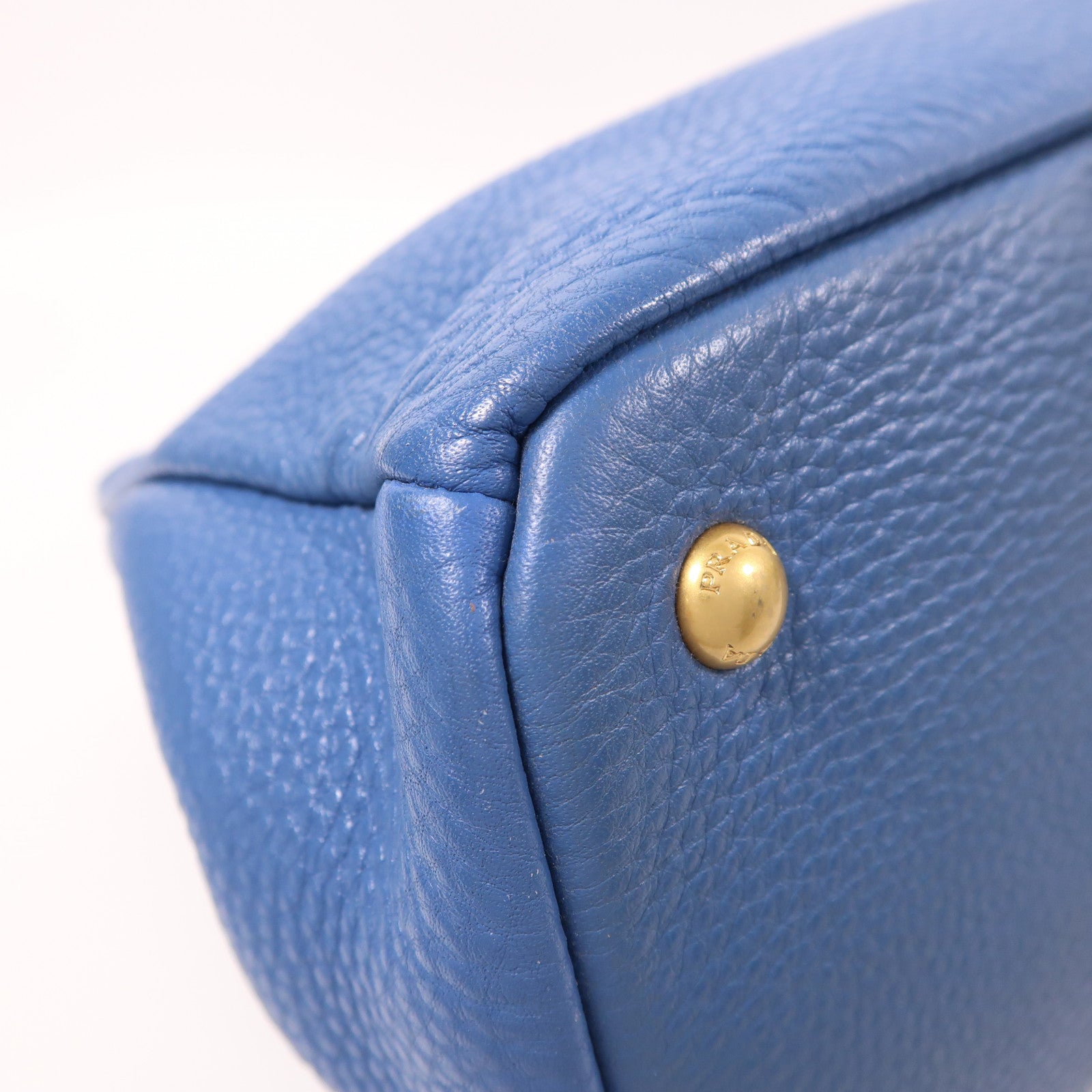 PRADA 牛皮皮革2 Way Shoulder金扣手挽肩背兩用袋