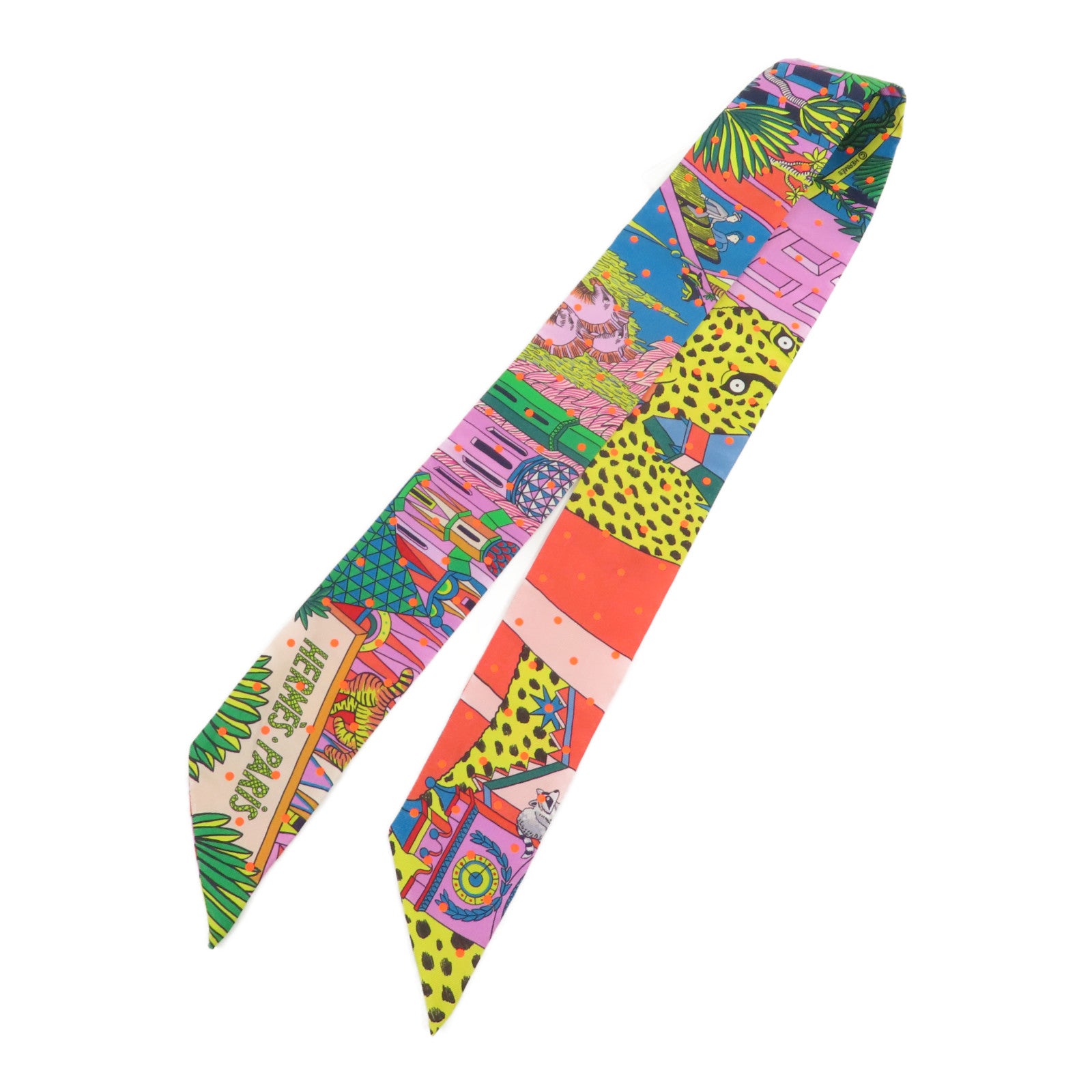 HERMES 絲質Twilly絲巾