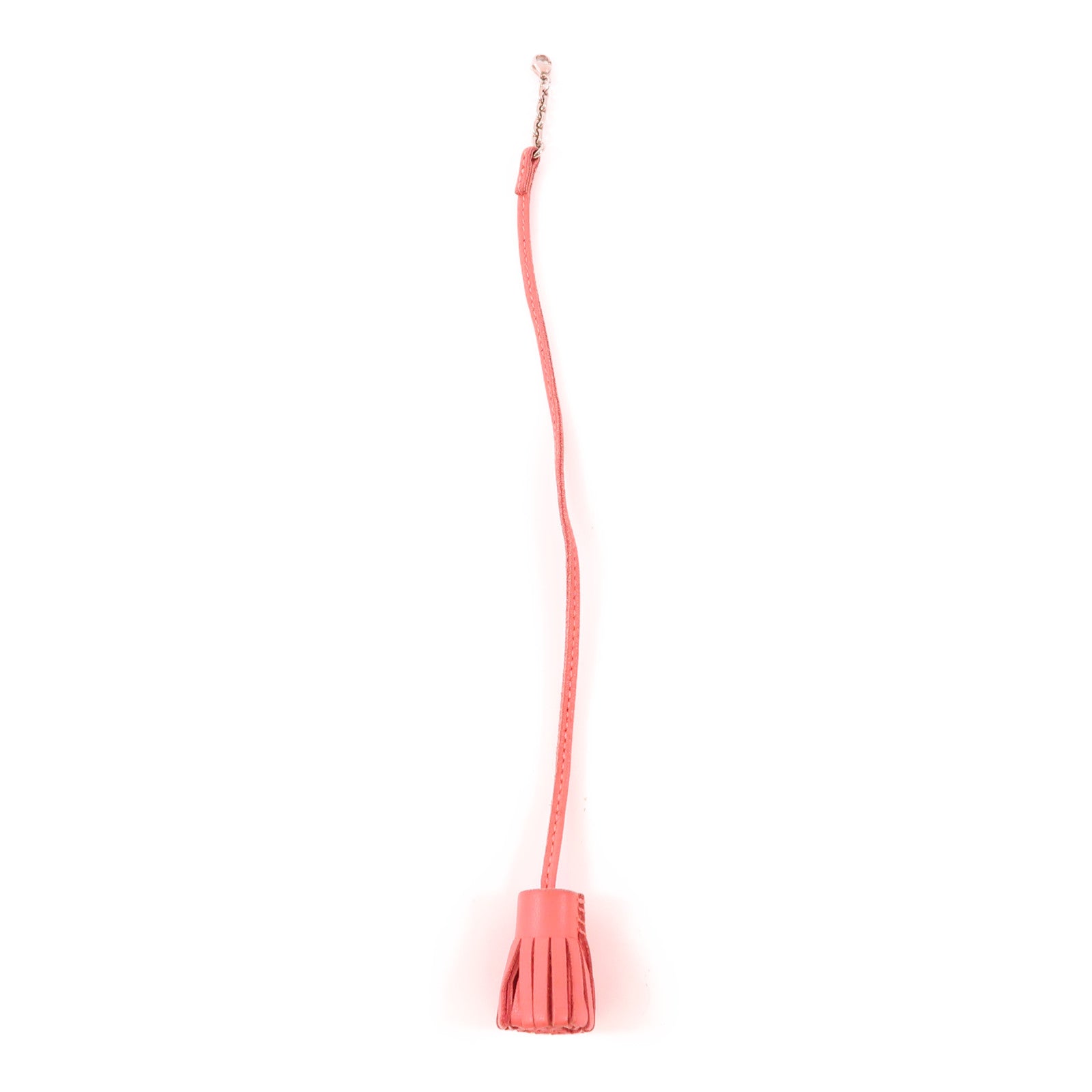 HERMES 【激減優惠】Swift皮革Carmencita Charm銀扣掛飾Pink