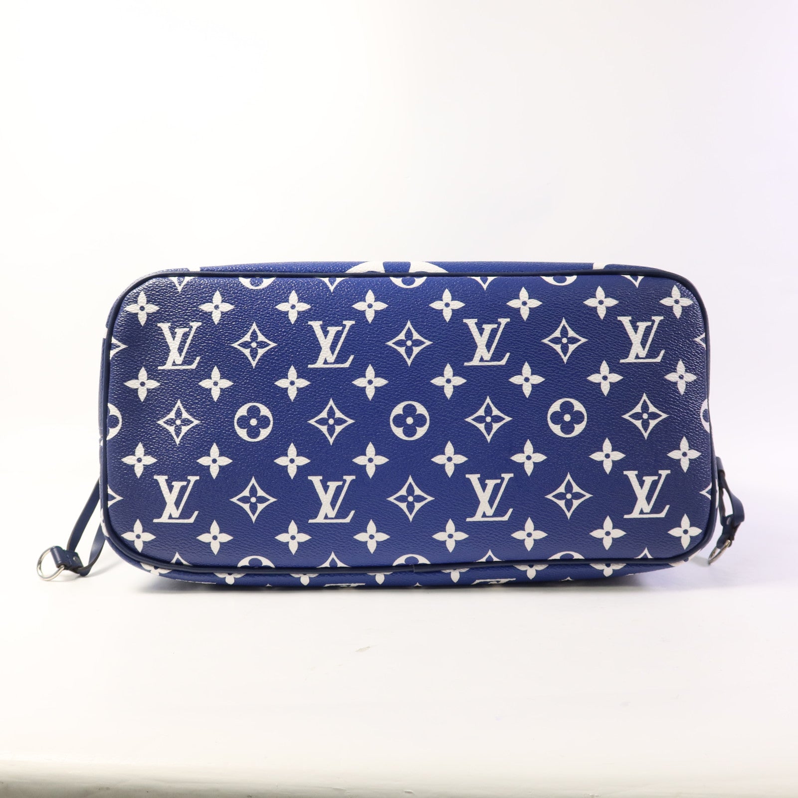 LOUIS VUITTON Monogram Escale Neverfull MM銀扣手挽袋