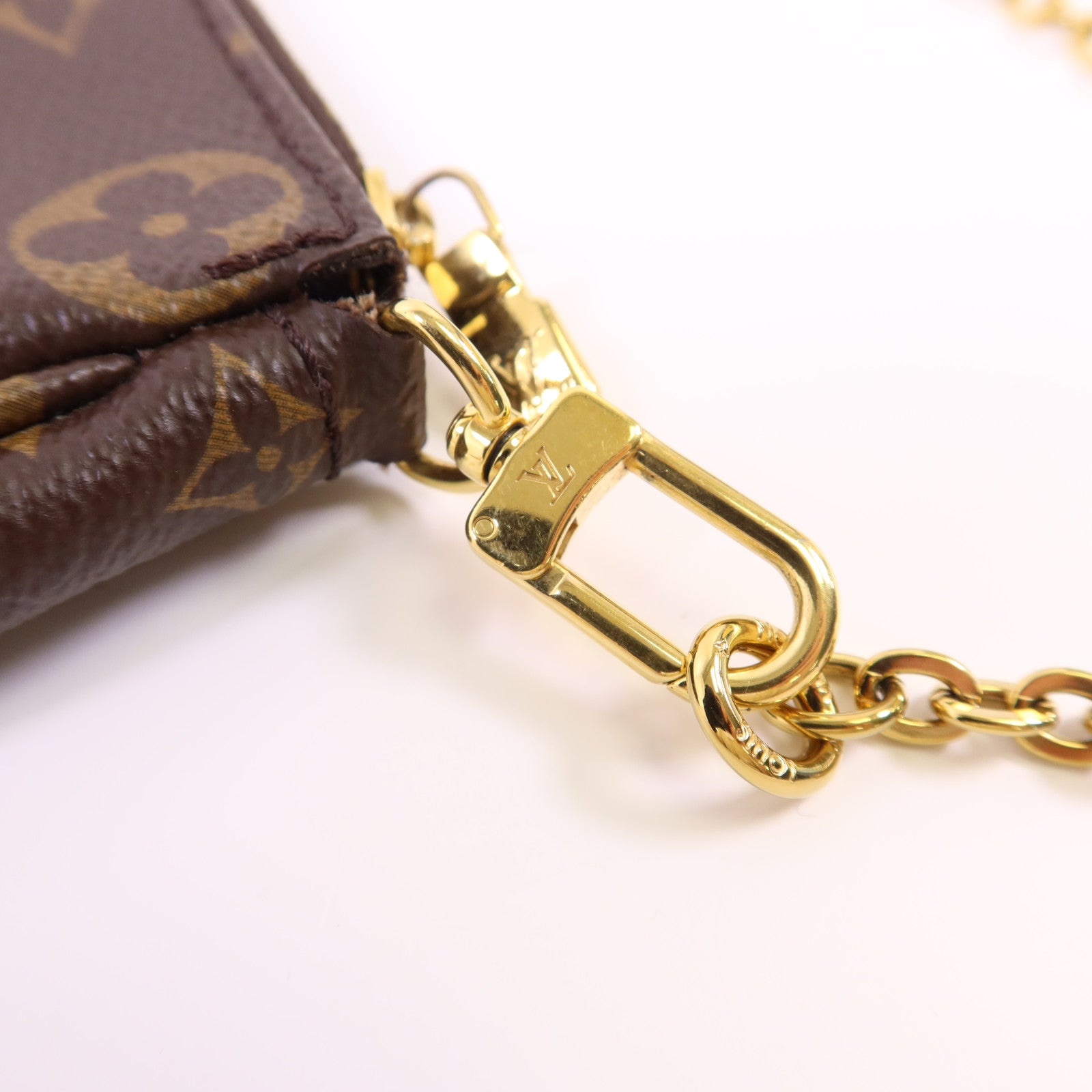 LOUIS VUITTON Monogram Multi Pochette Accessoires金扣肩背袋