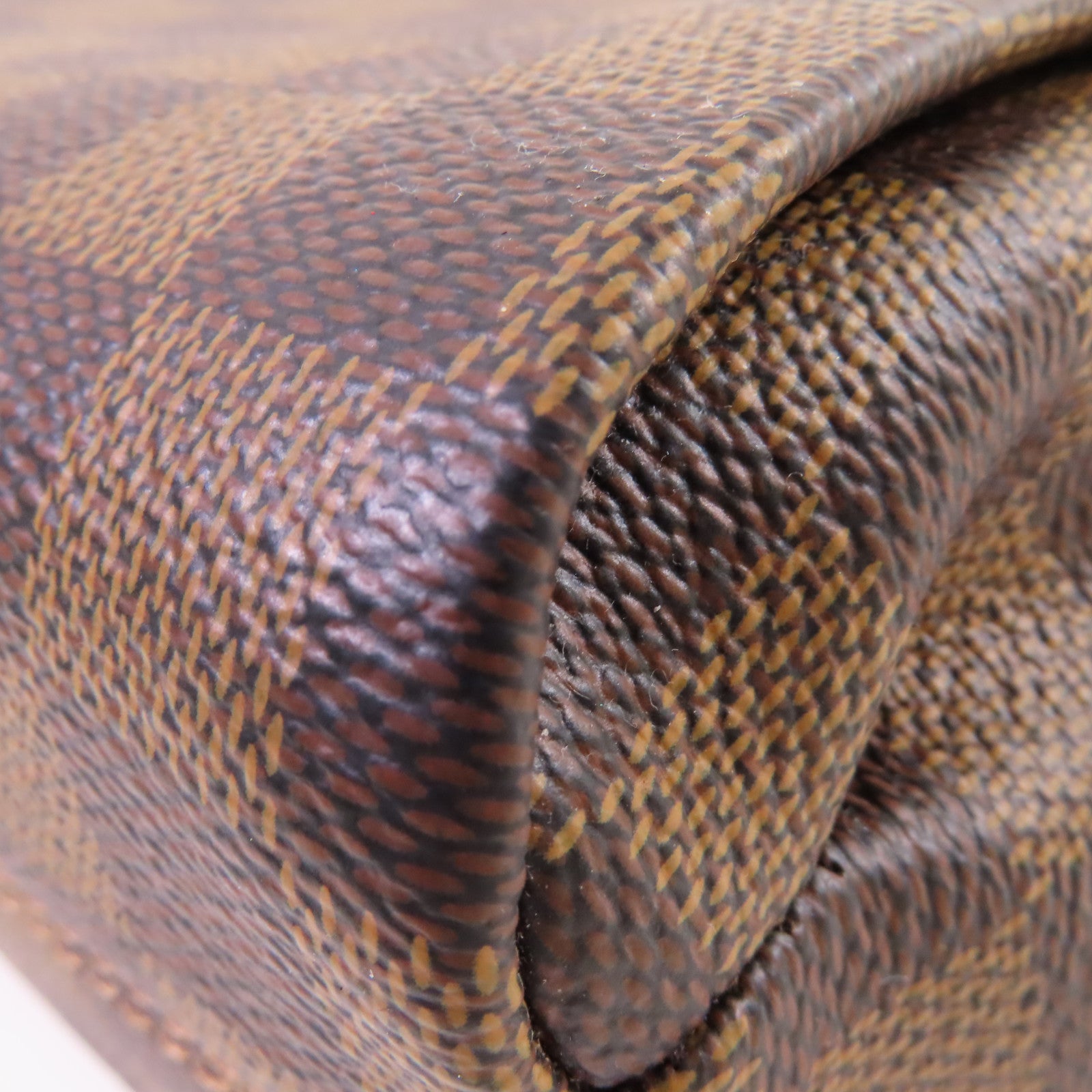 LOUIS VUITTON Damier Ebene Croisette 2Way Shoulder Bag金扣手挽肩背兩用袋啡色