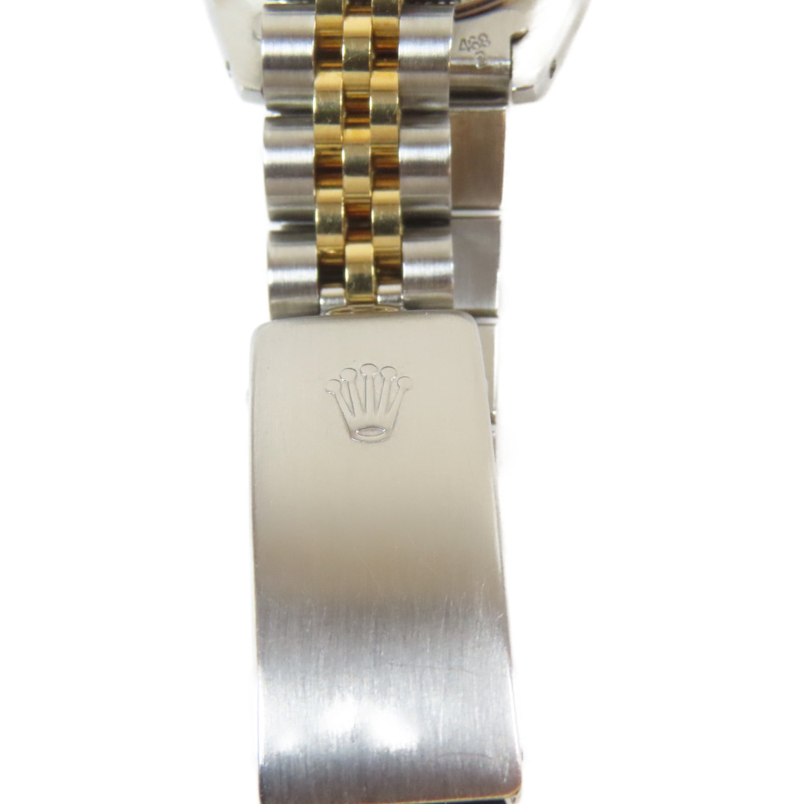 ROLEX Lady-Datejust 18K黃金/不鏽鋼鑽石手錶自動機芯紅色
