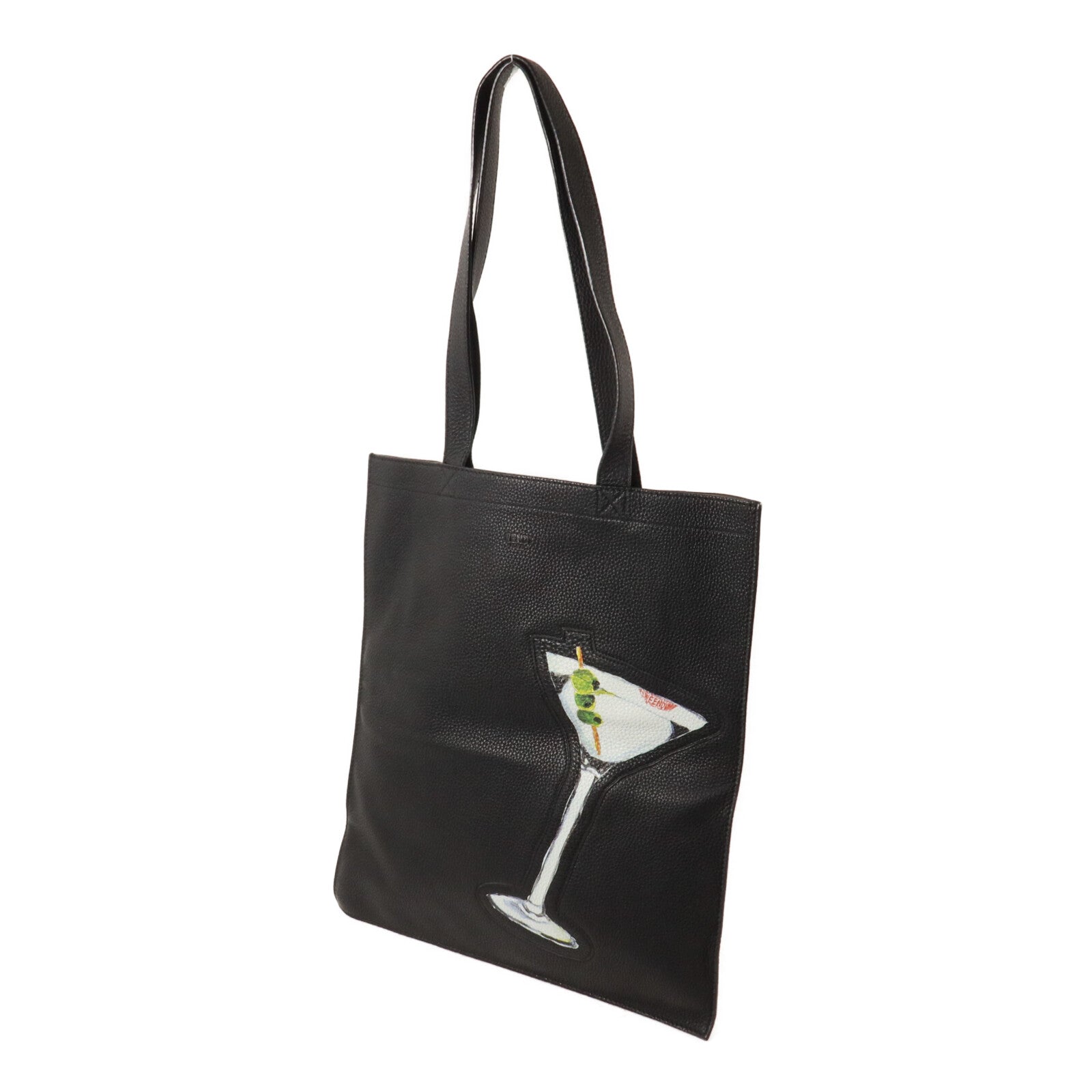 FENDI 牛皮皮革Martini Tote手挽袋