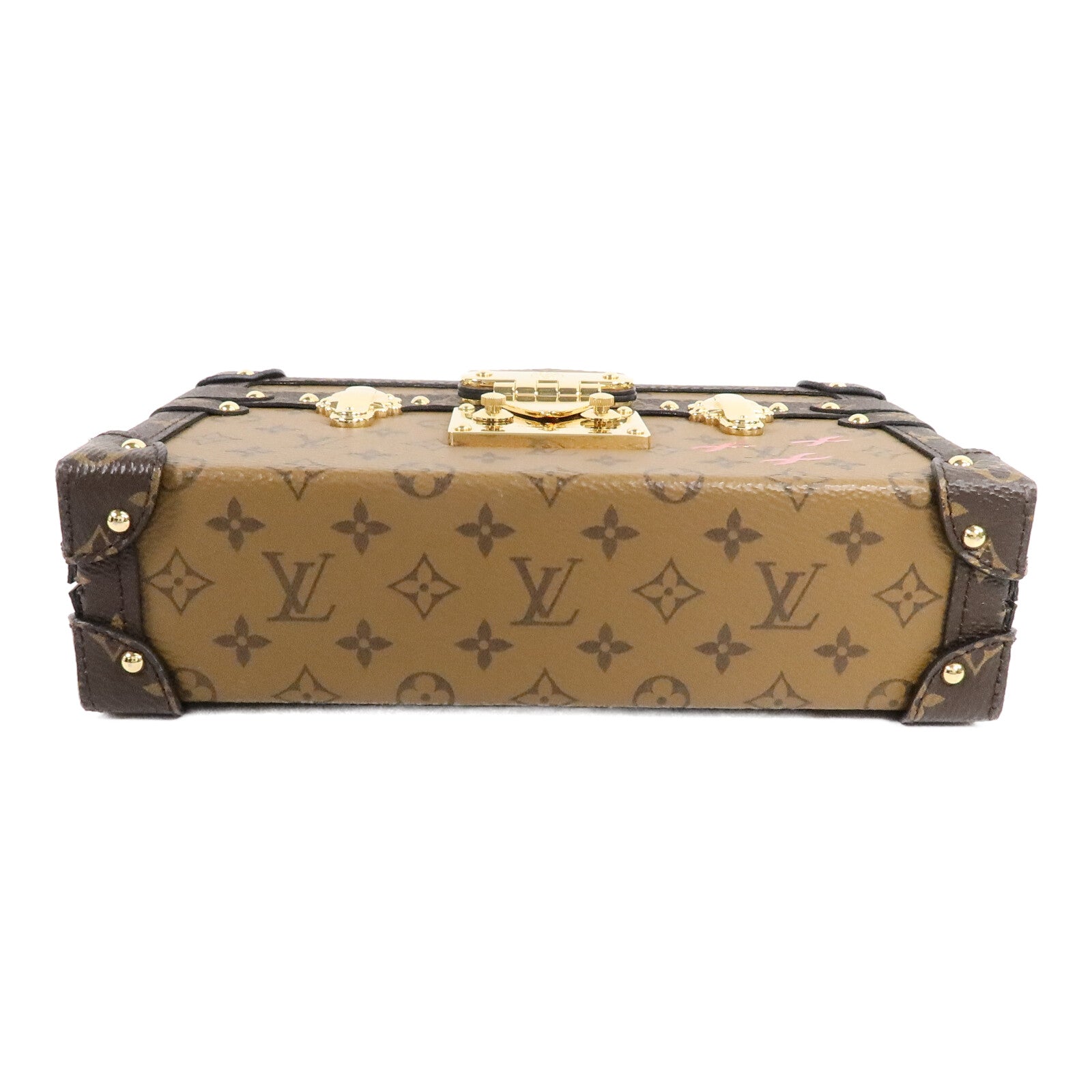 LOUIS VUITTON Monogram Reverse Petite Malle肩背袋