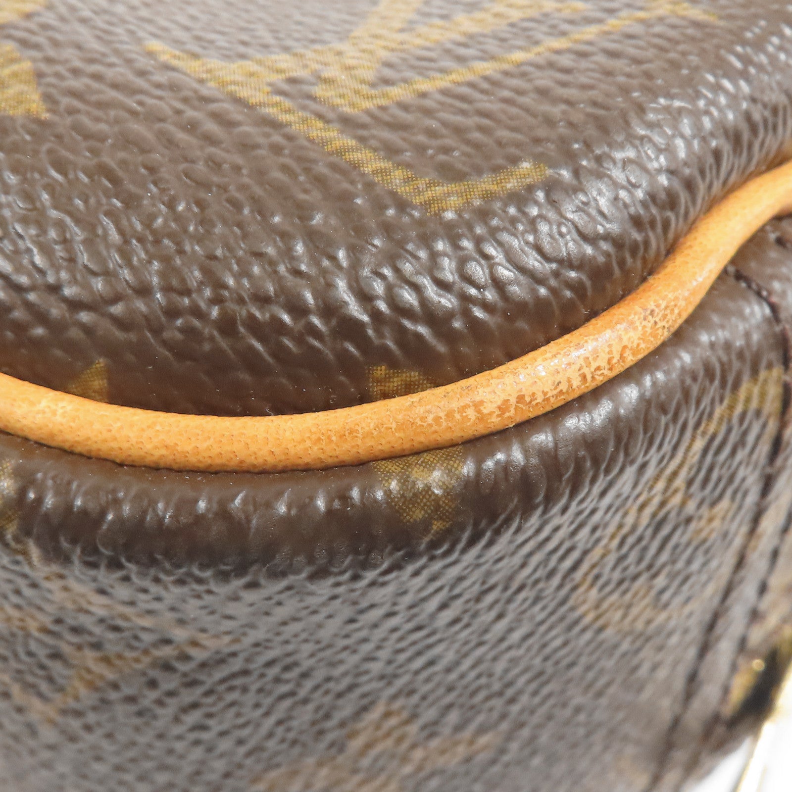 LOUIS VUITTON LV GHW Trouville Hand Bag M42228 Monogram Brown