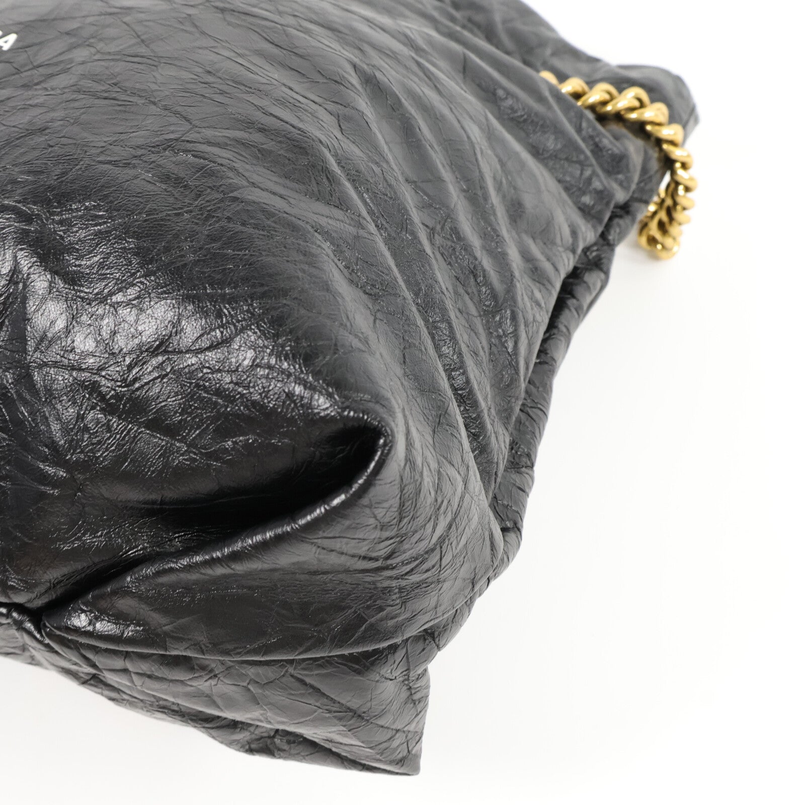 BALENCIAGA 牛皮皮革Crush Small鏈帶肩背袋