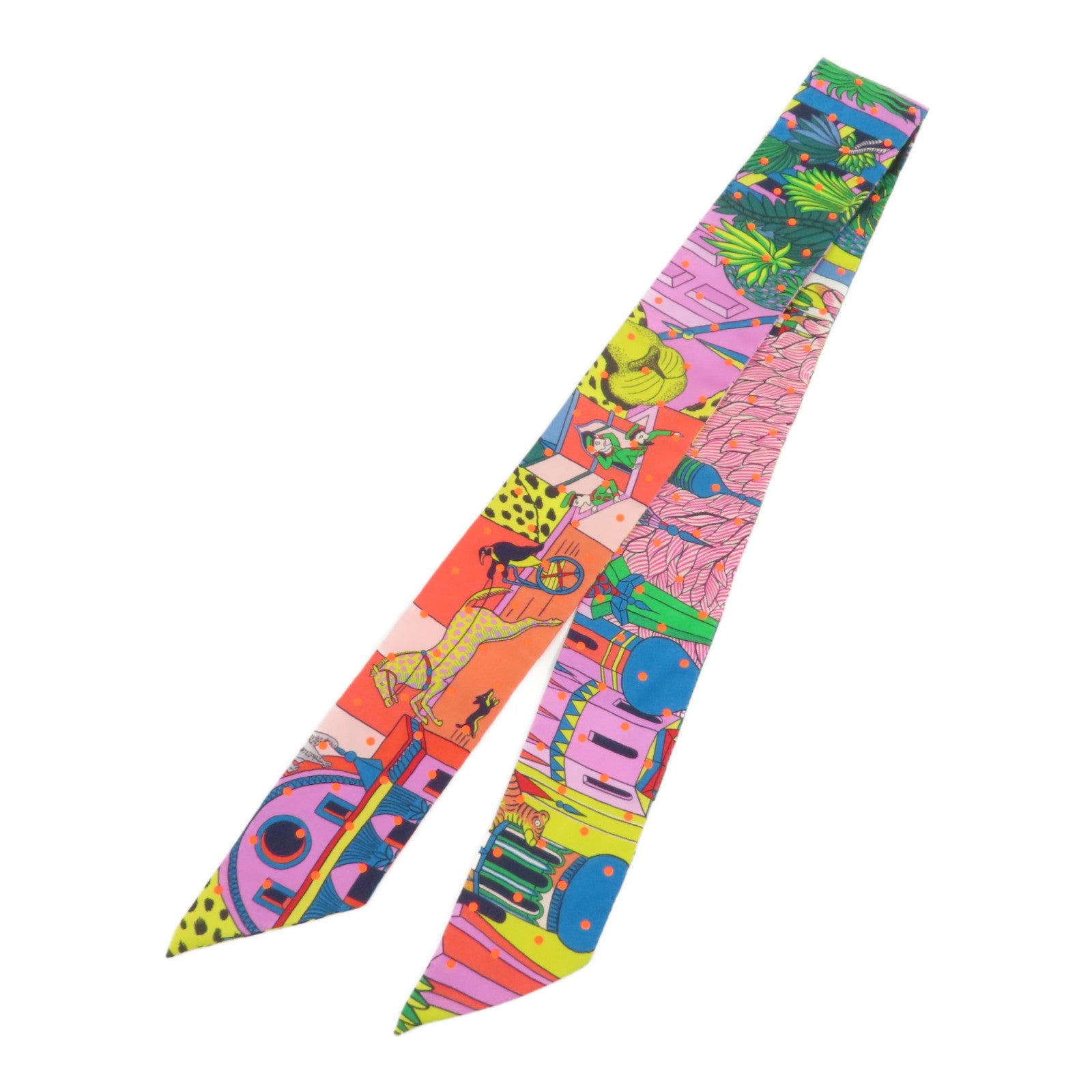 HERMES 絲質Twilly絲巾