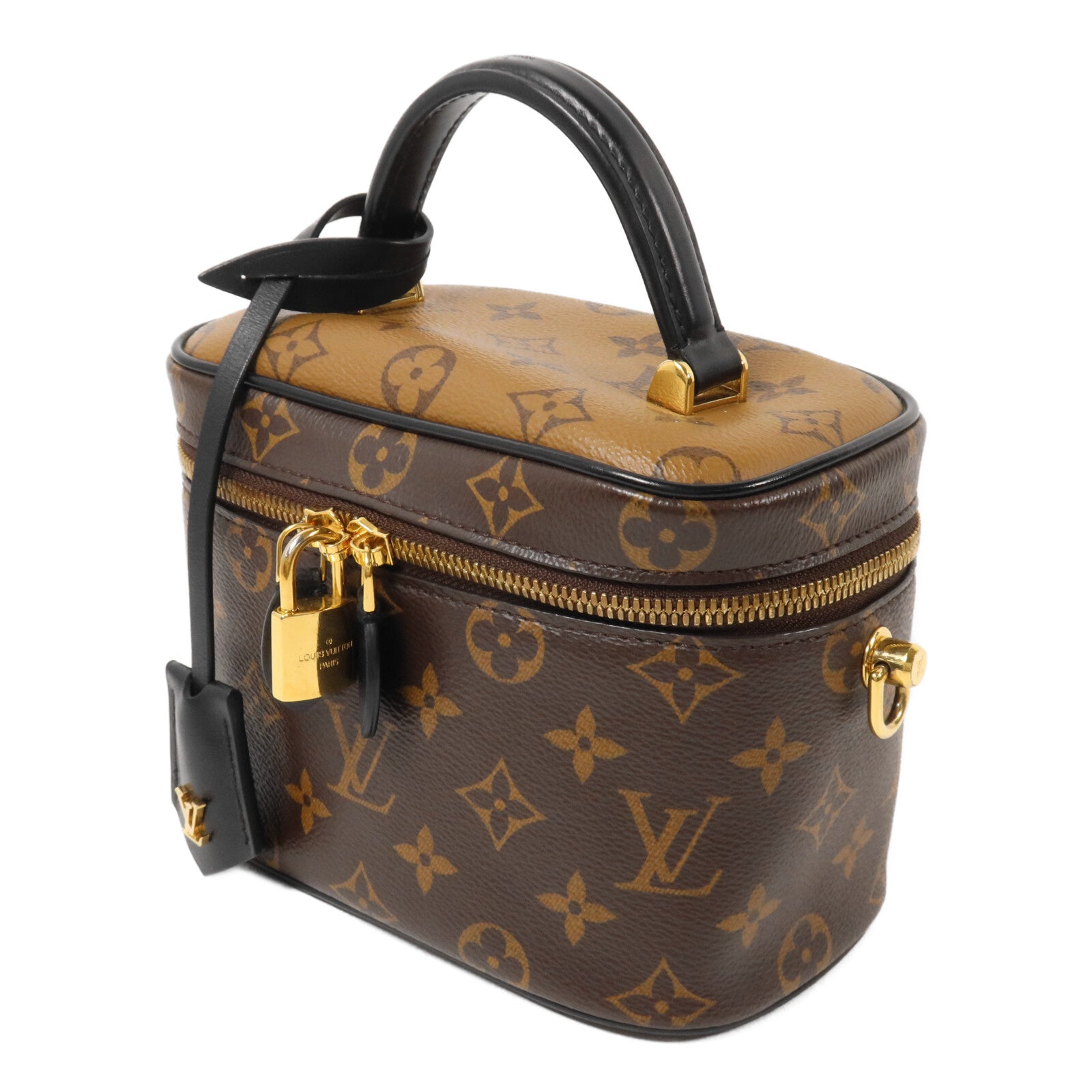 LOUIS VUITTON Monogram Reverse Vanity PM手挽肩背兩用袋
