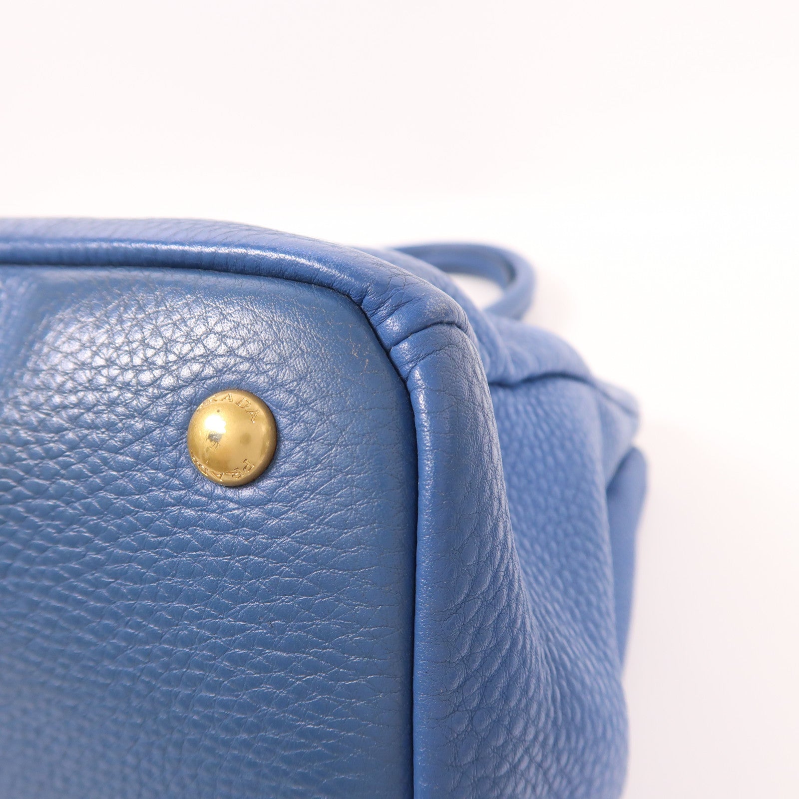 PRADA 牛皮皮革2 Way Shoulder金扣手挽肩背兩用袋