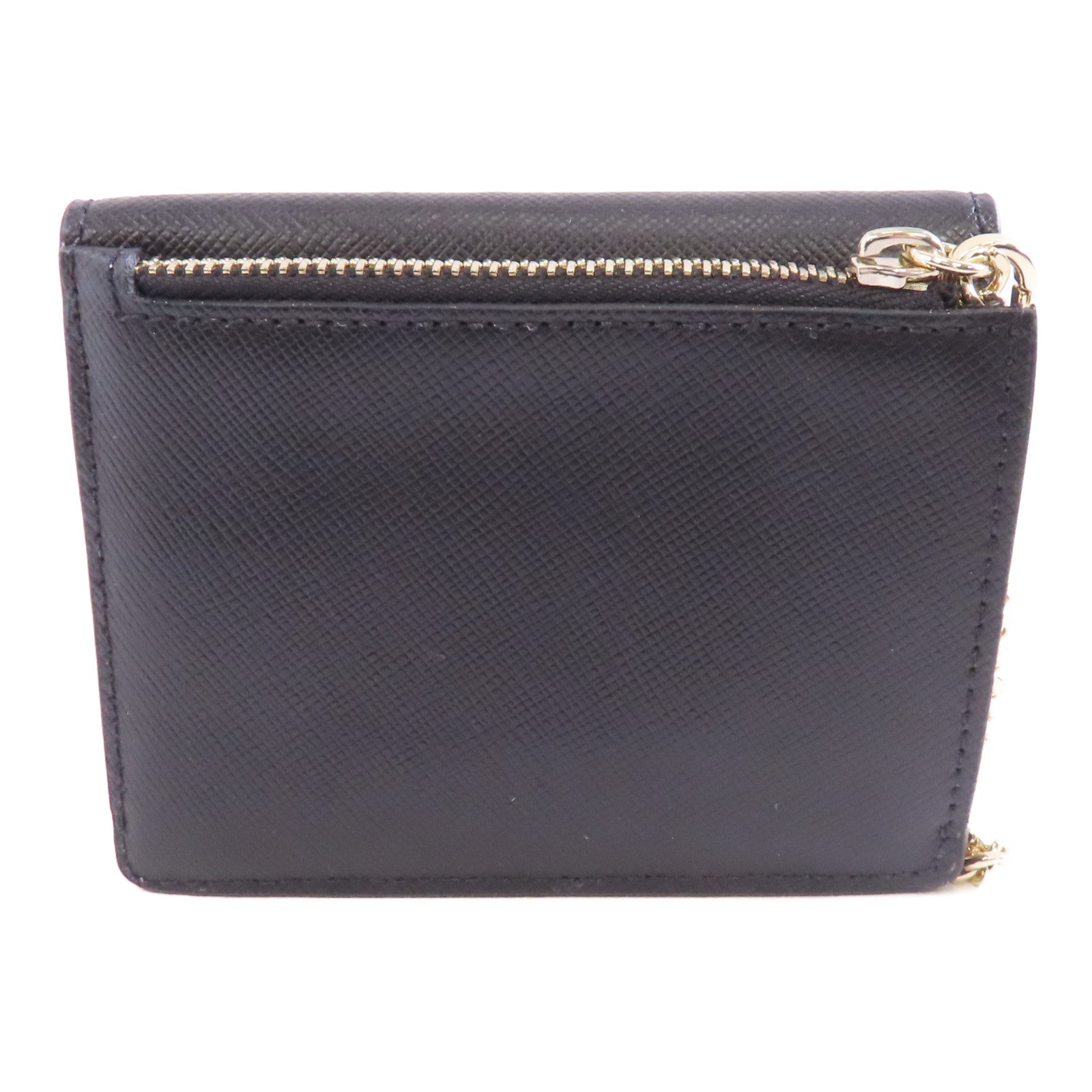 Kate Spade 牛皮皮革Card Case金扣卡片套黑色