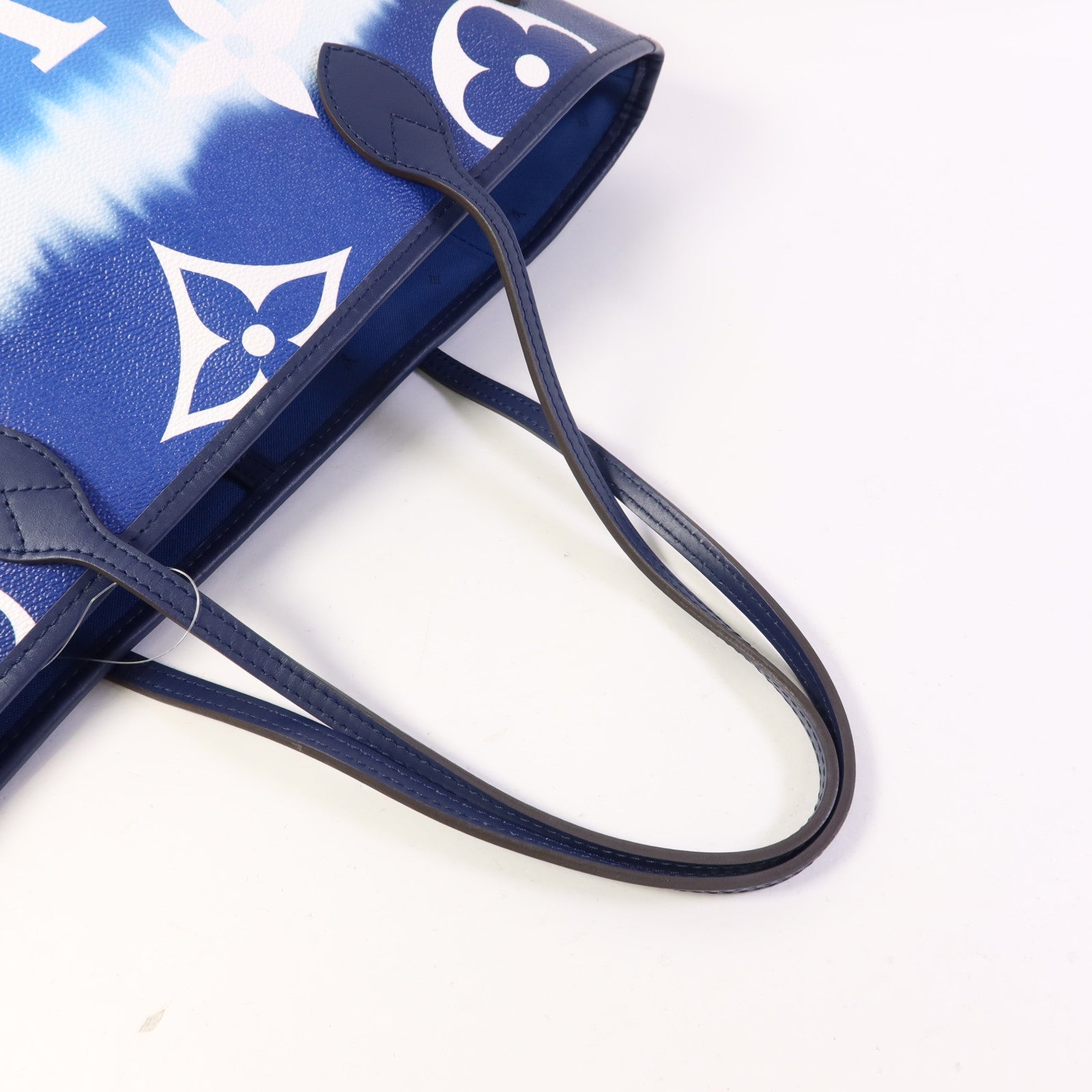 LOUIS VUITTON Monogram Escale Neverfull MM銀扣手挽袋