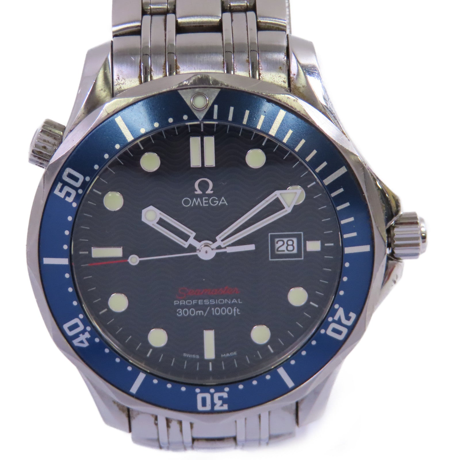 OMEGA Seamaster Diver 300M Watch不鏽鋼自自動機芯手錶藍色