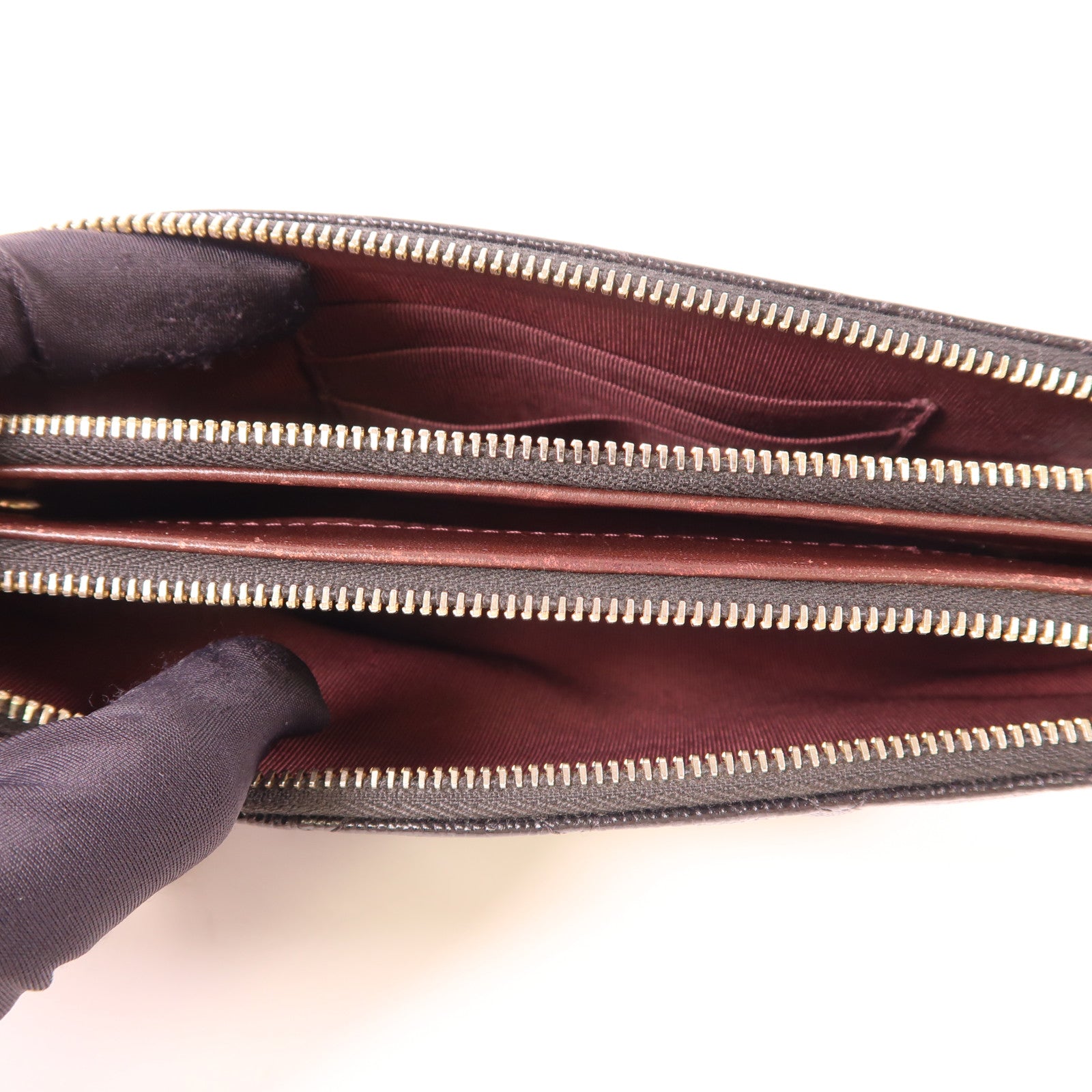 CHANEL 牛皮皮革Chain Shoulder Bag金扣鏈帶肩背袋