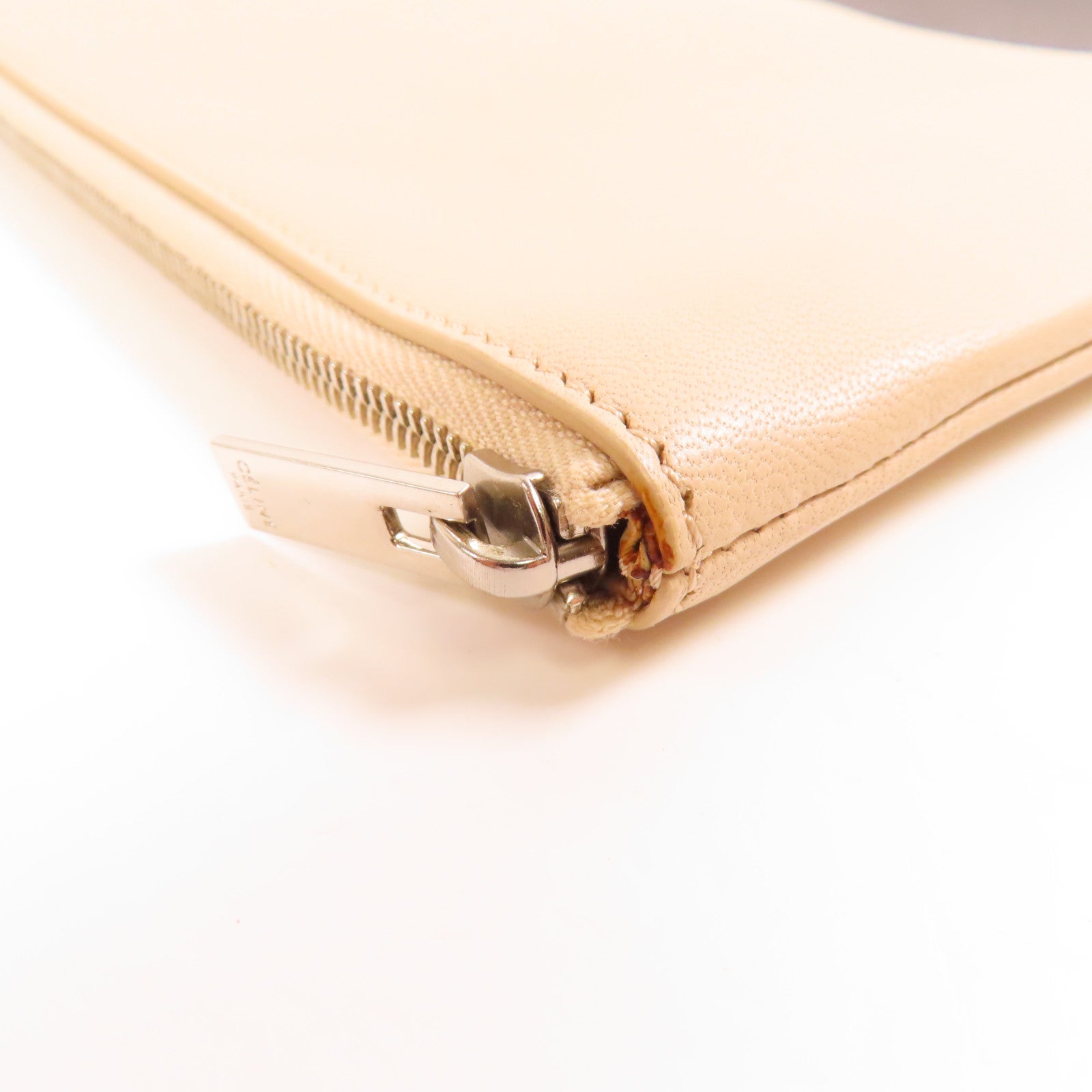 CELINE 【激減優惠】牛皮皮革Bi-Color Pouch手拿包