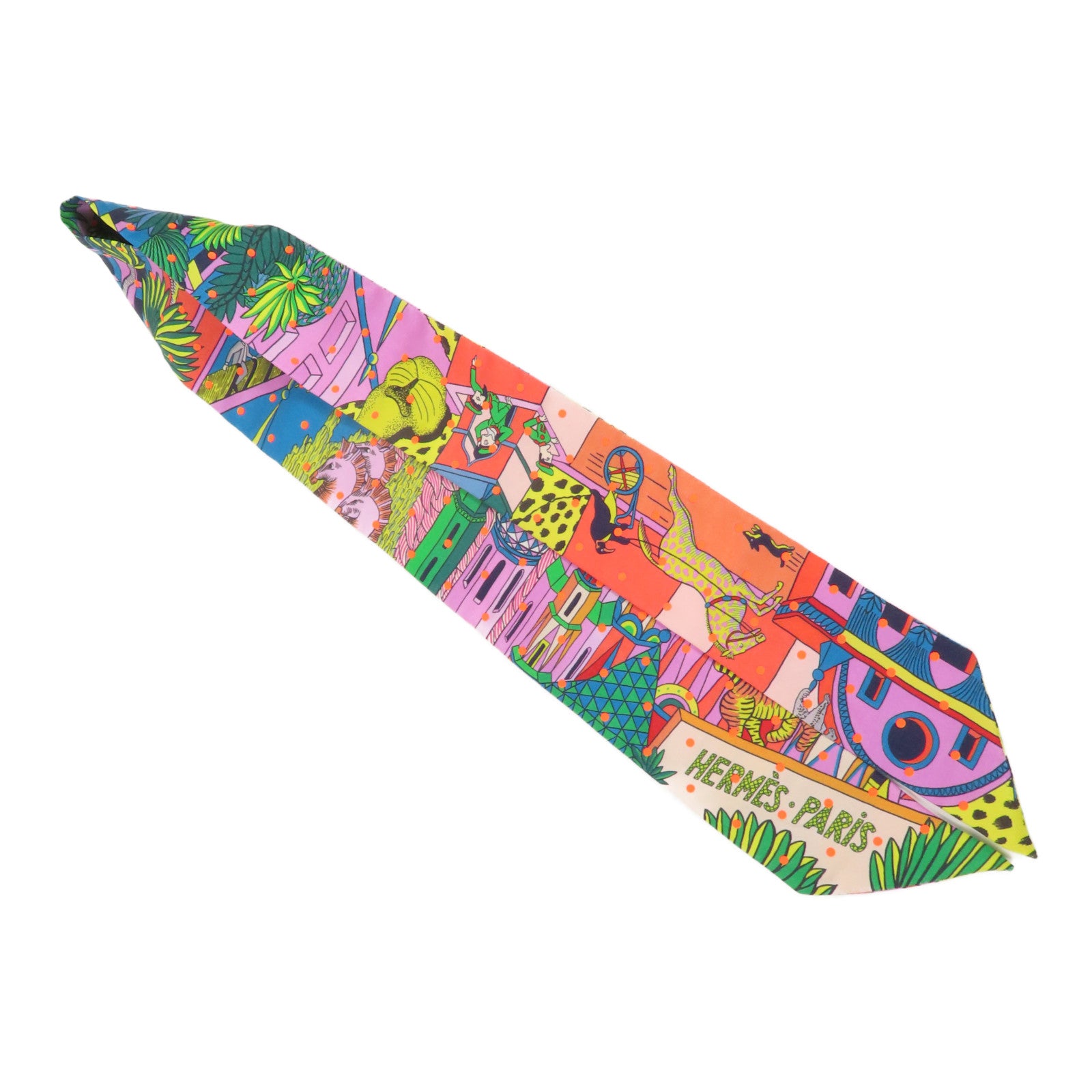 HERMES 絲質Twilly絲巾