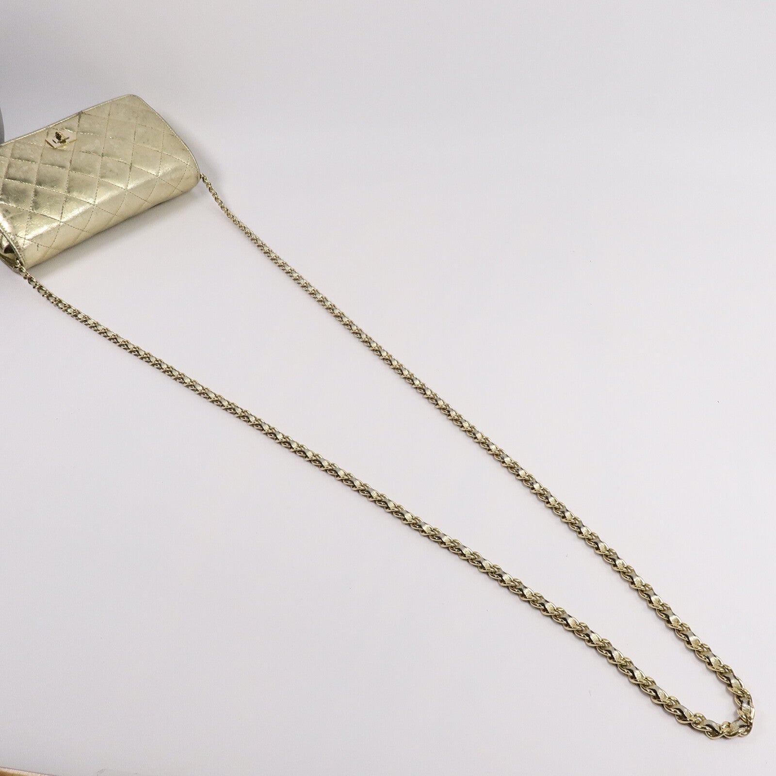 CHANEL 羊皮皮革2.55 Wallet On Chain鏈帶肩背袋