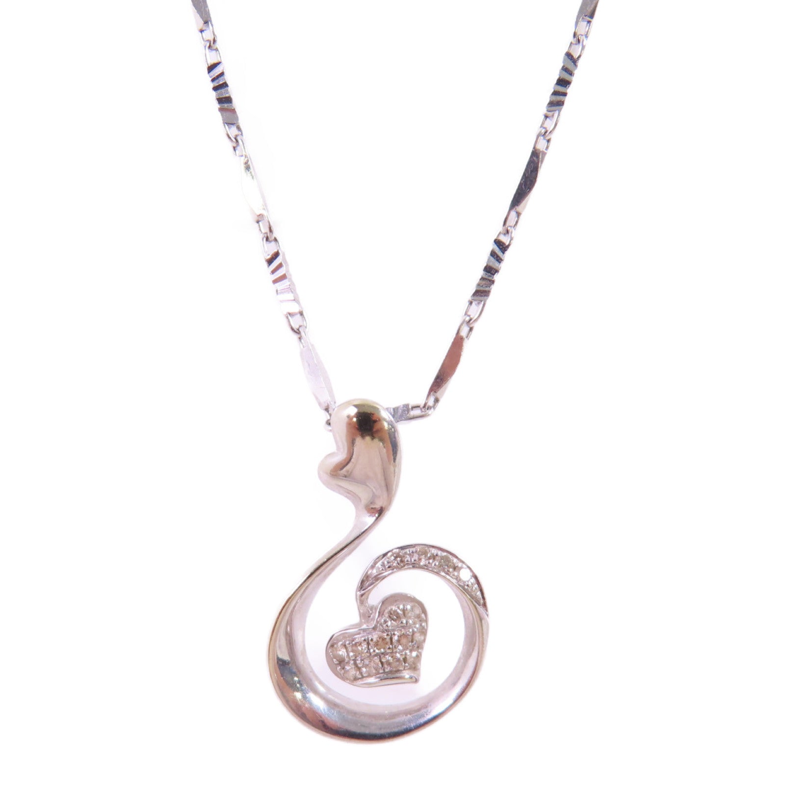 JEWELRY 【激減優惠】18K白金/0.09ct鑽石Diamond Necklace項鏈
