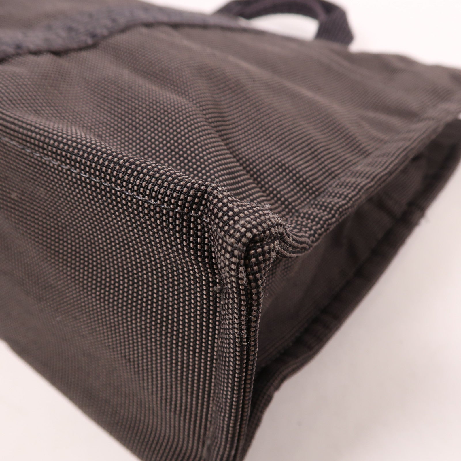 HERMES 【激減優惠】帆布Herline銀扣手挽袋