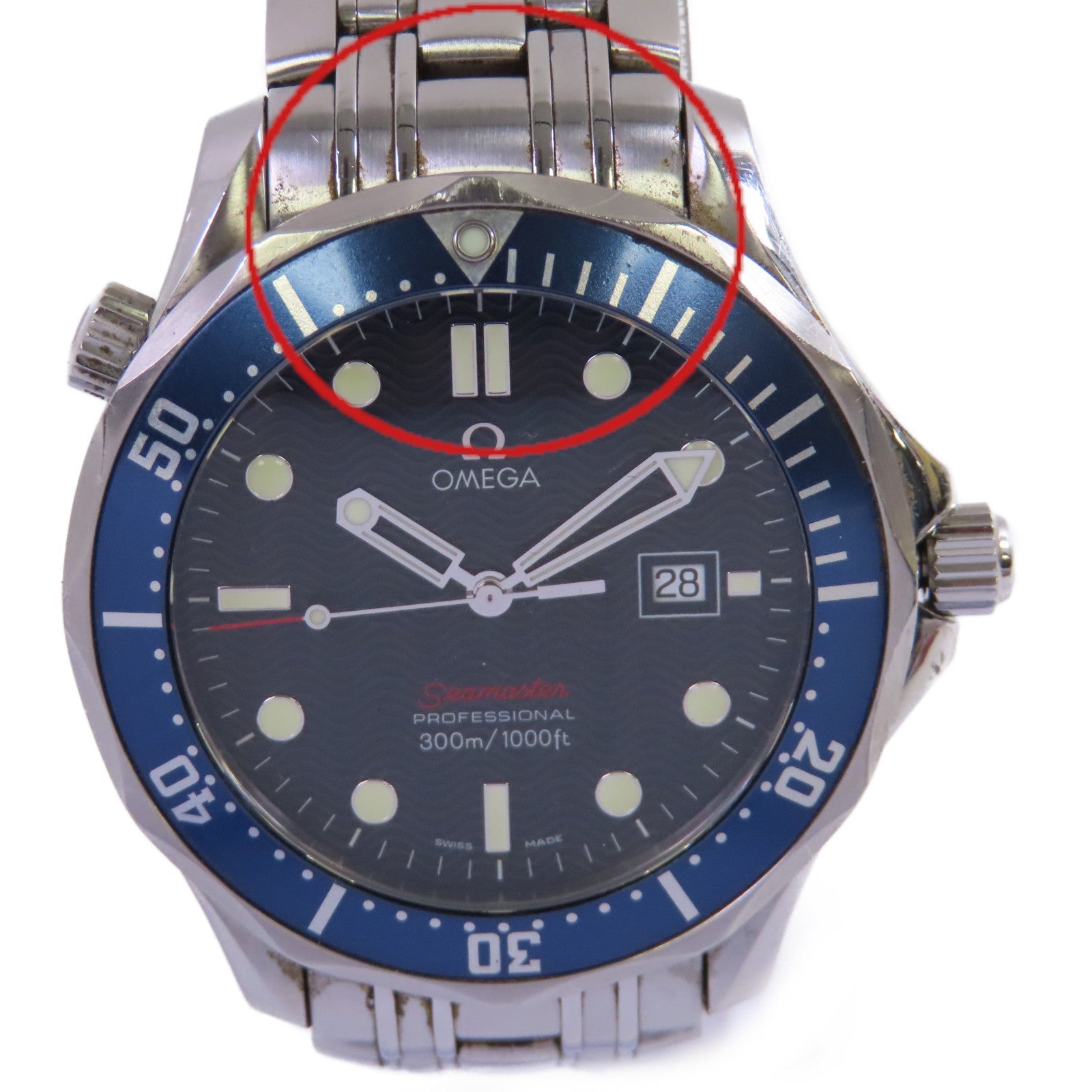OMEGA Seamaster Diver 300M Watch不鏽鋼自自動機芯手錶藍色