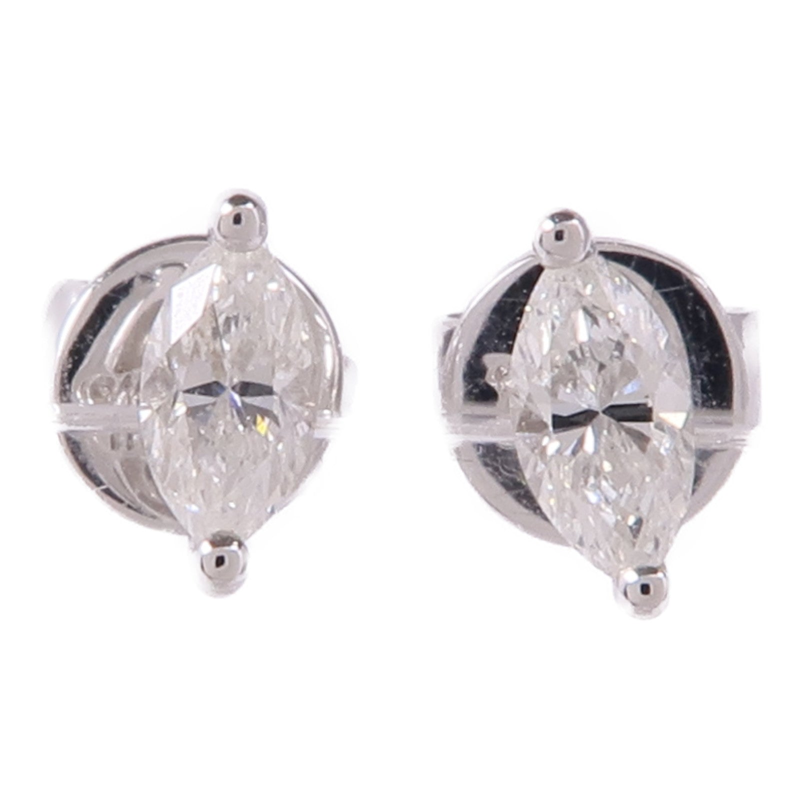 JEWELRY 18K白金Diamond Earrings鑽石耳環