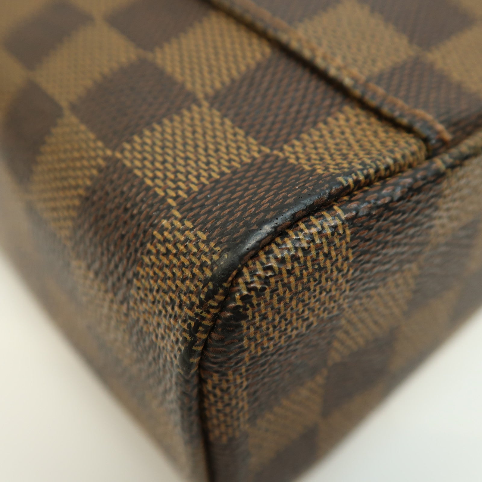 LOUIS VUITTON Damier Olav PM金扣肩背袋啡色