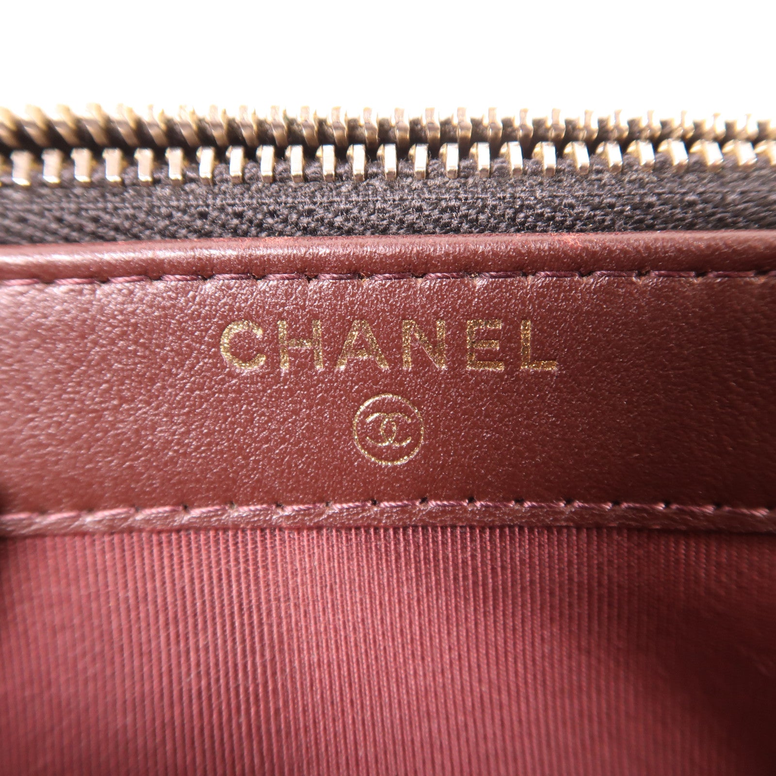 CHANEL 牛皮皮革Chain Shoulder Bag金扣鏈帶肩背袋