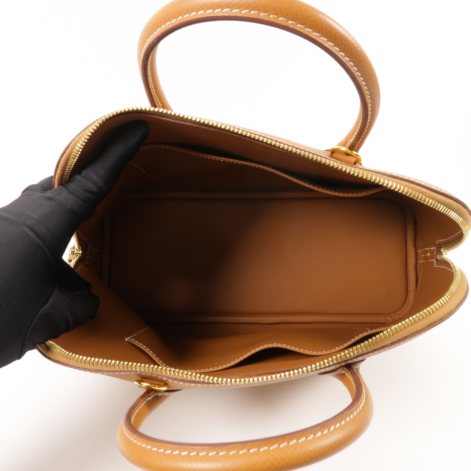 HERMES Epsom皮革Bolide 1923-30手挽肩背兩用袋Gold