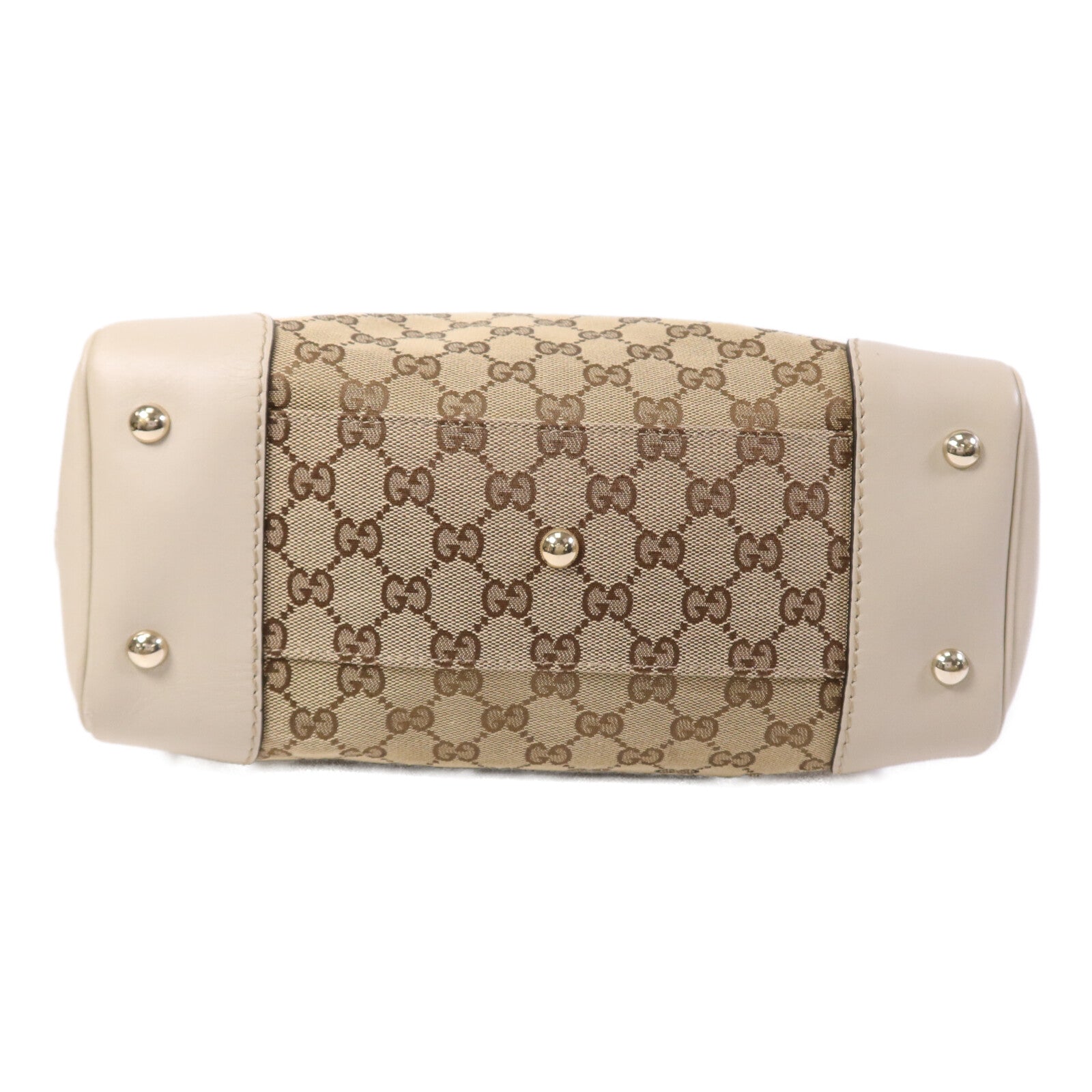 GUCCI 帆布Tote Bag金扣手挽袋