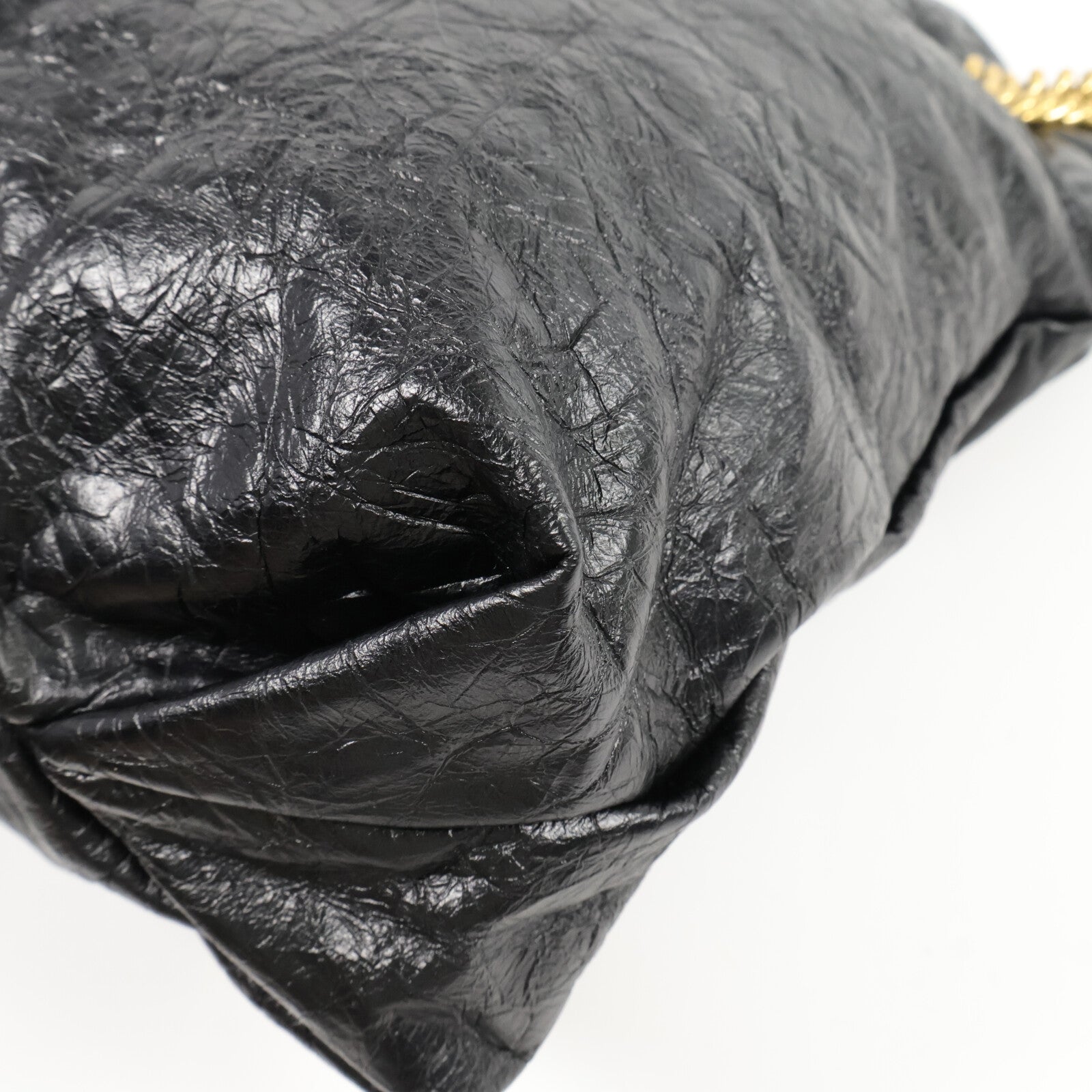 BALENCIAGA 牛皮皮革Crush Small鏈帶肩背袋