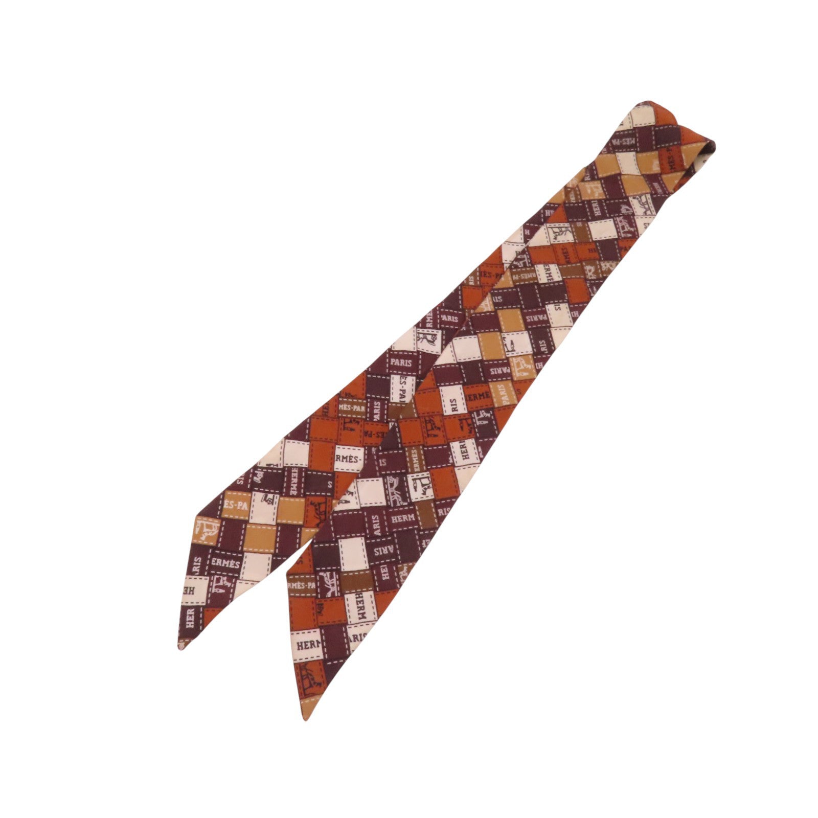 HERMES 絲質Twilly Scarf絲巾