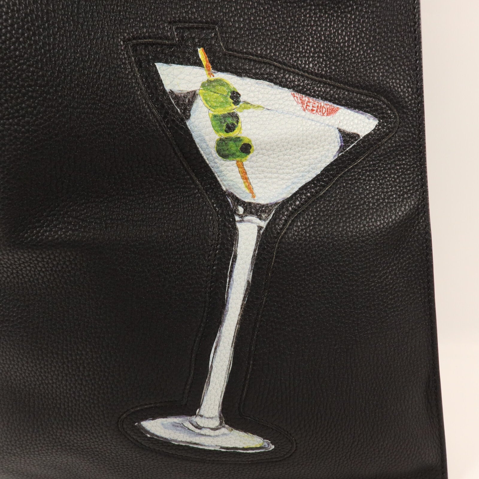 FENDI 牛皮皮革Martini Tote手挽袋