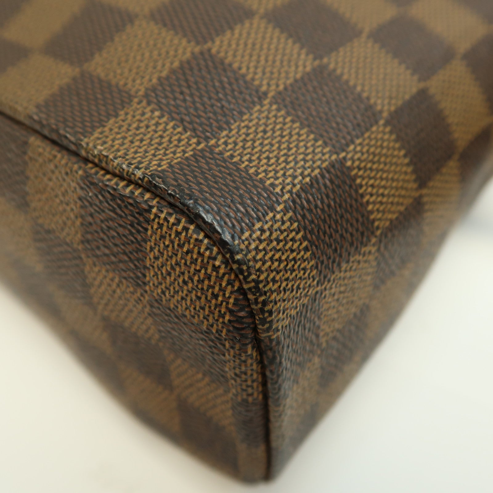 LOUIS VUITTON Damier Olav PM金扣肩背袋啡色