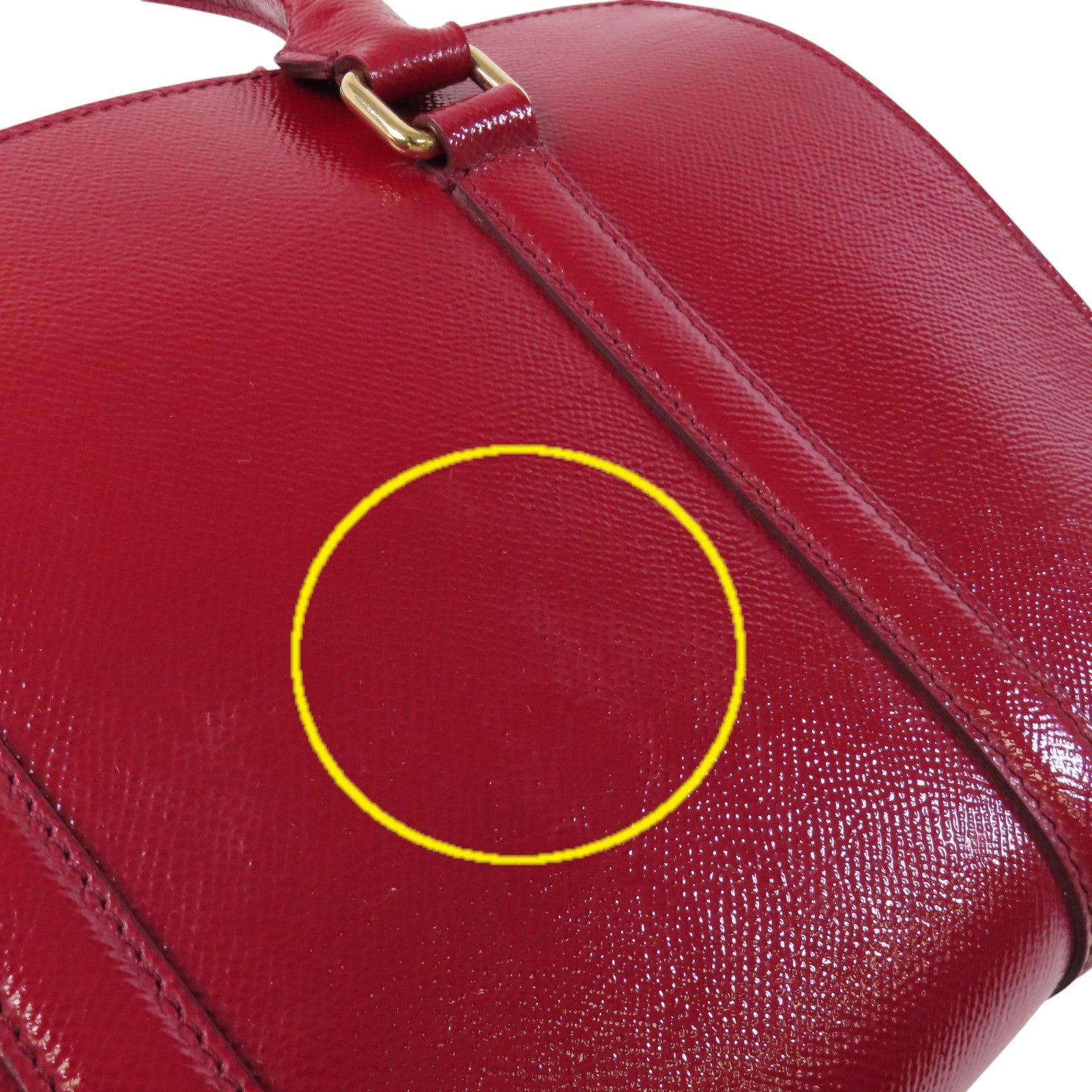 BURBERRY 漆皮皮革Dinton Bag金扣手挽肩背兩用袋