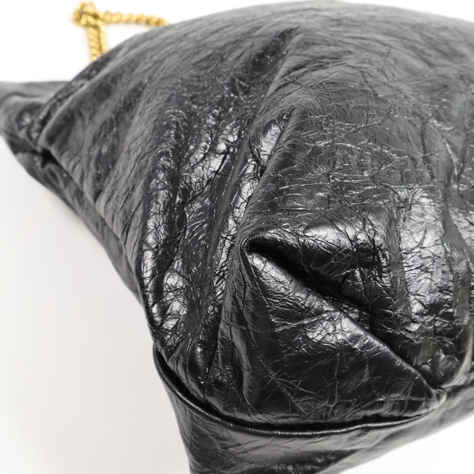 BALENCIAGA 牛皮皮革Crush Small鏈帶肩背袋