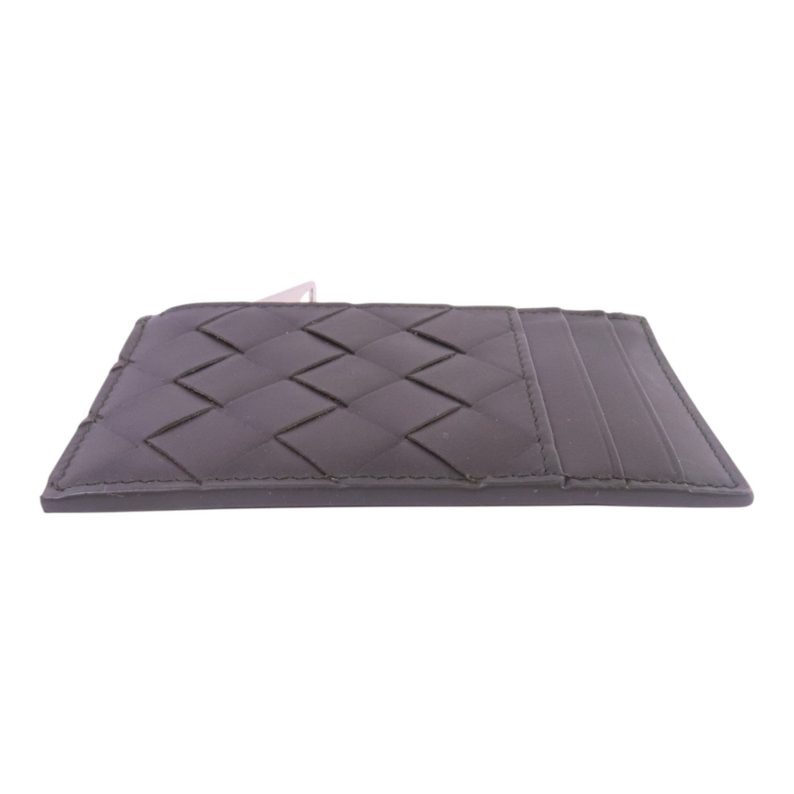 BOTTEGA VENETA 織紋皮革Card Case銀扣卡套