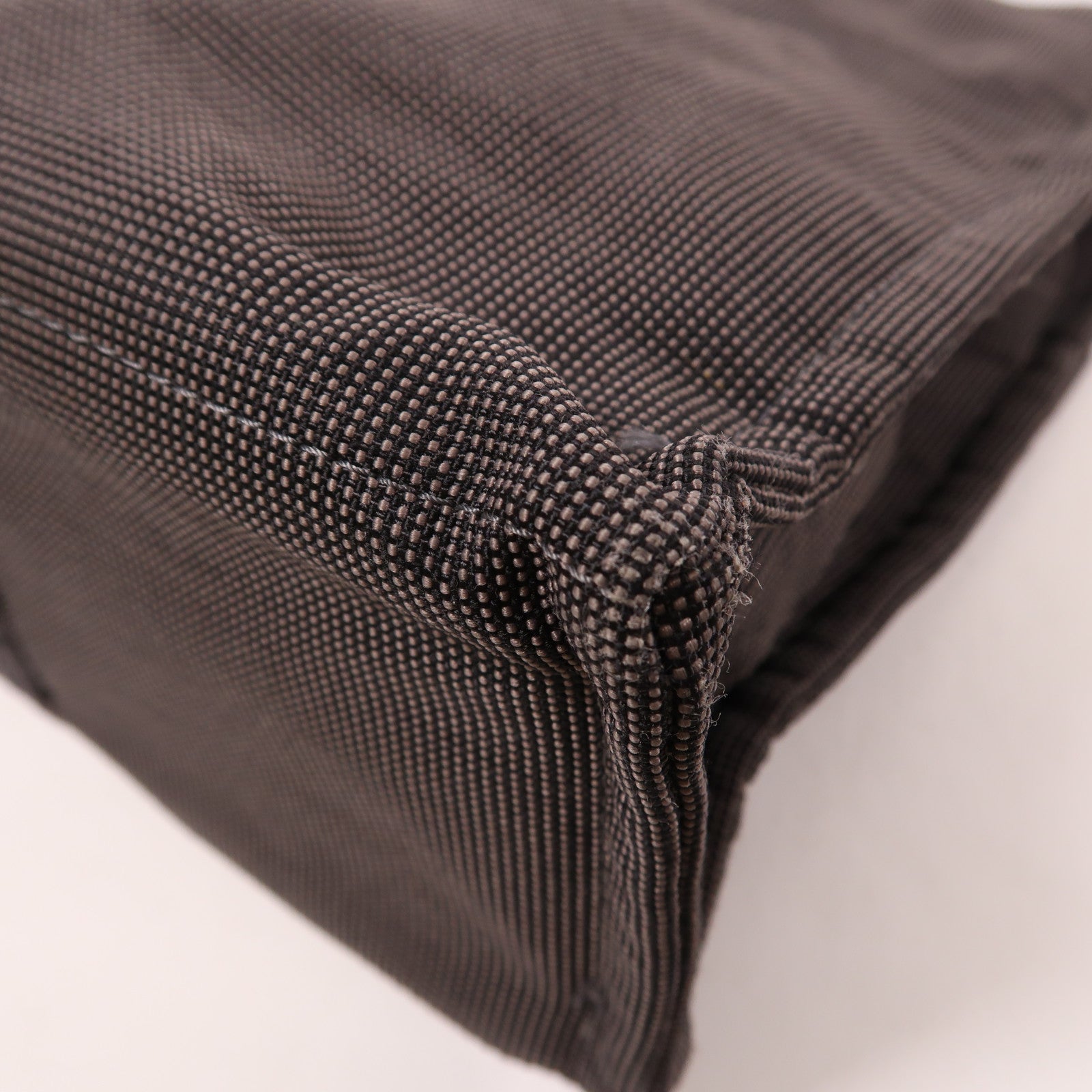 HERMES 帆布Herline銀扣手挽袋