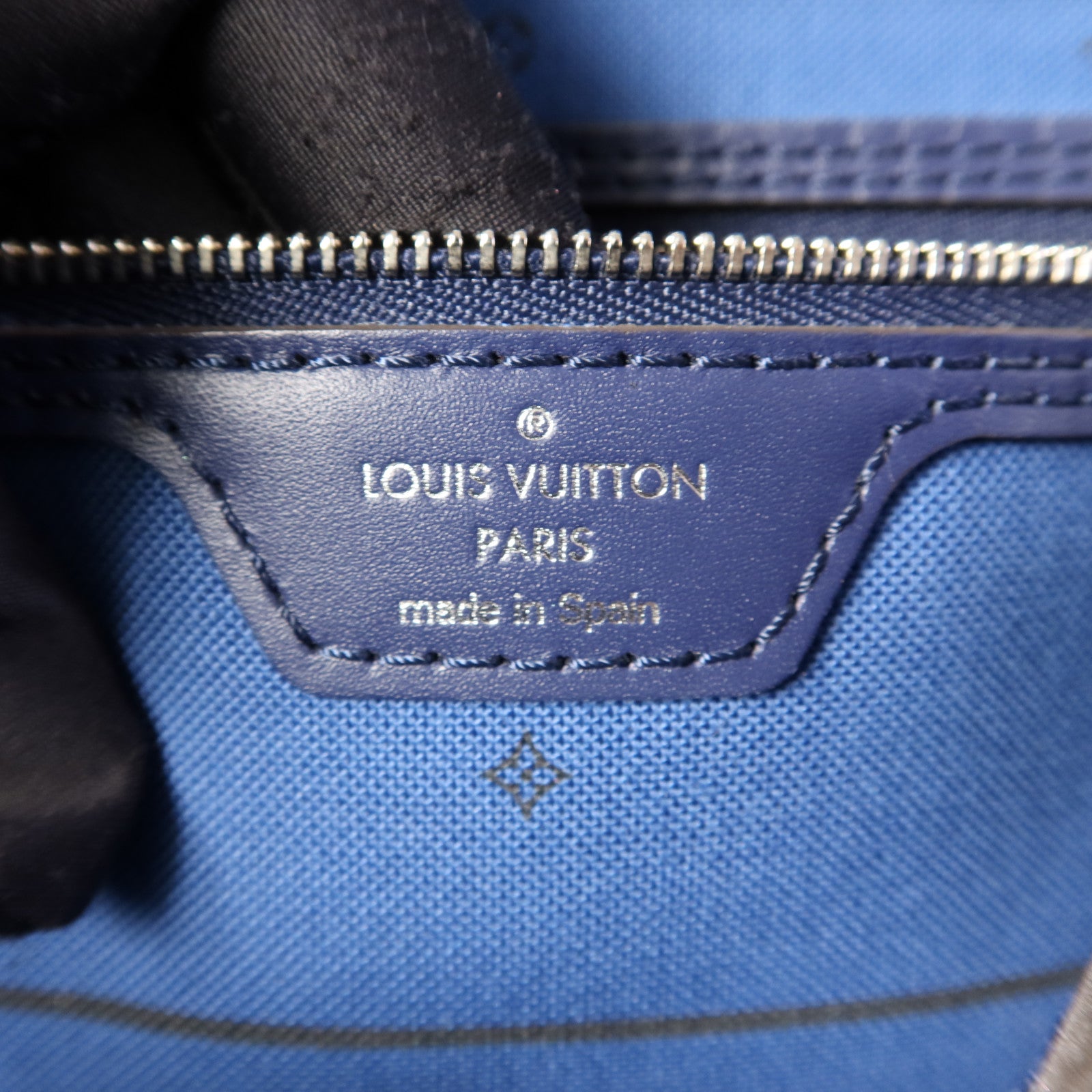 LOUIS VUITTON Monogram Escale Neverfull MM銀扣手挽袋